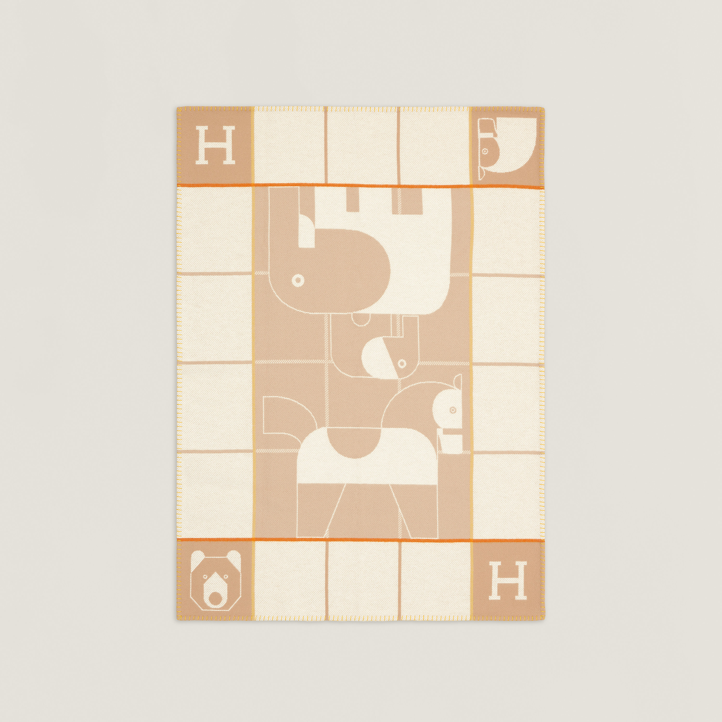 Animaux Blocks blanket