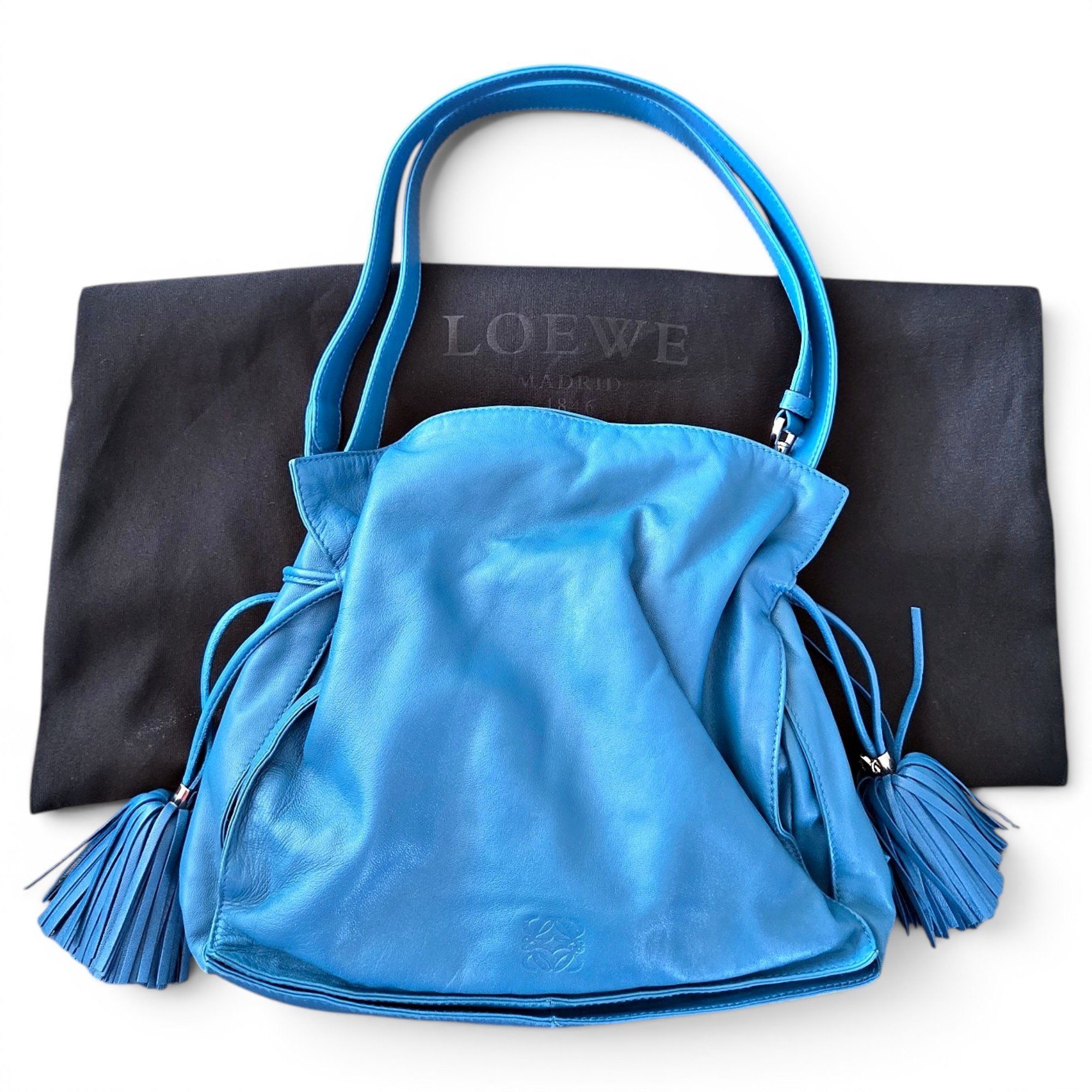 Flamenco leather handbag