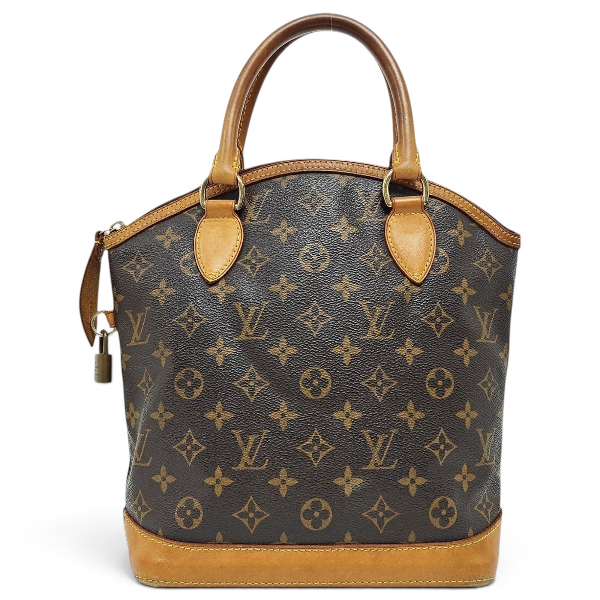 Lockit leather handbag