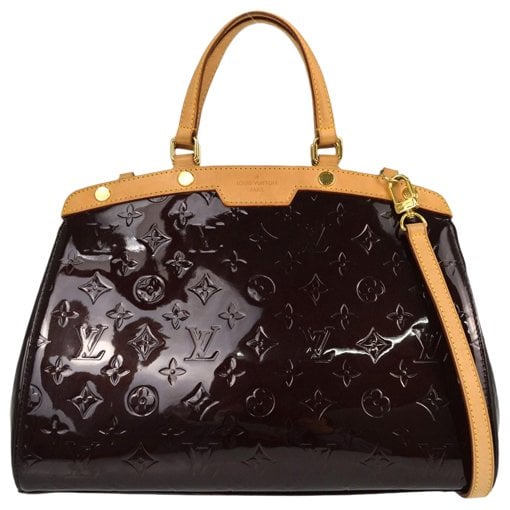 Bréa patent leather handbag