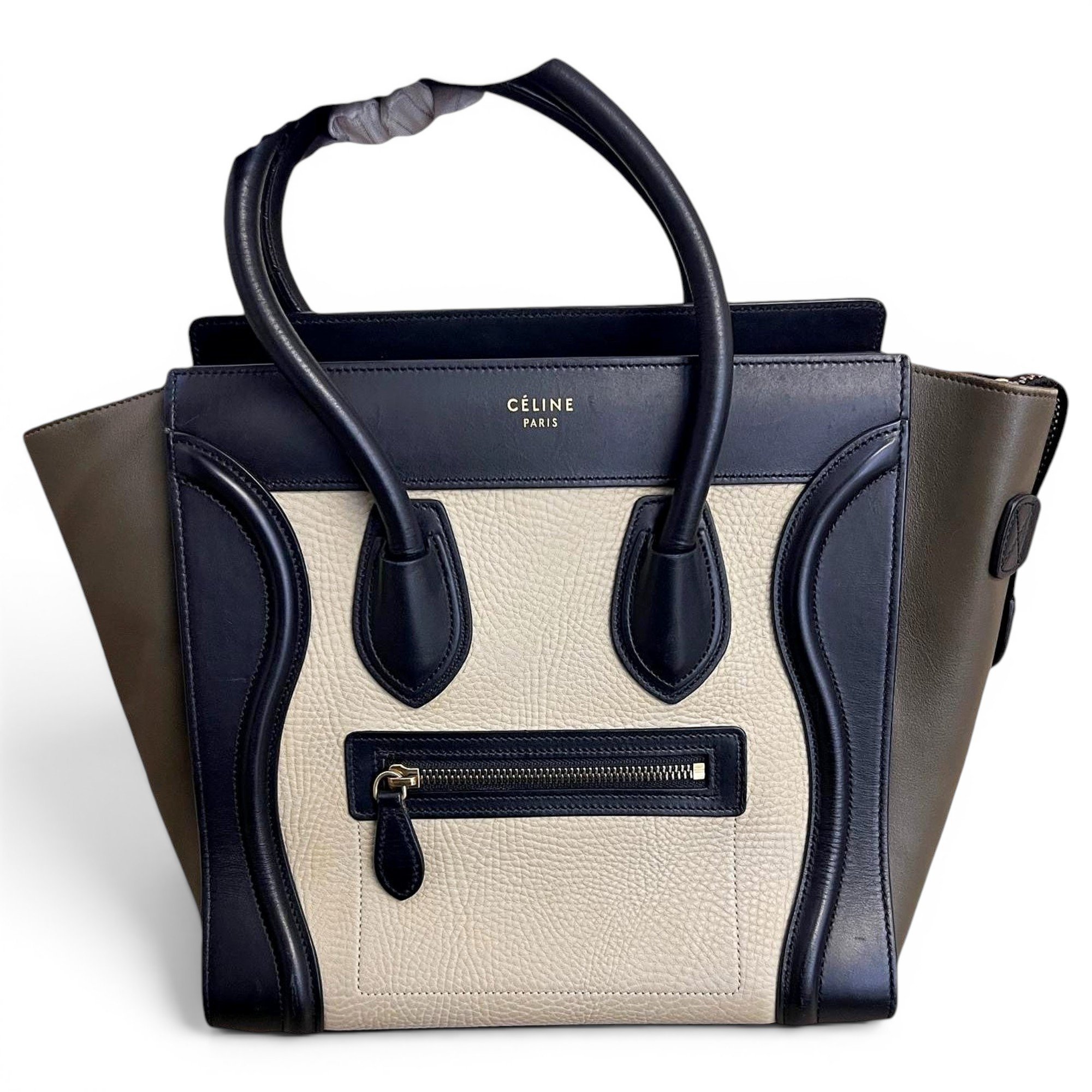 Luggage leather handbag