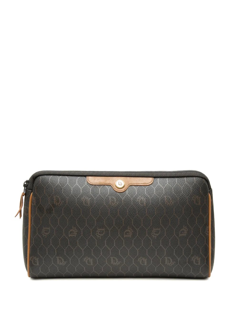 20th Century Honeycomb Coated Canvas clutch bag