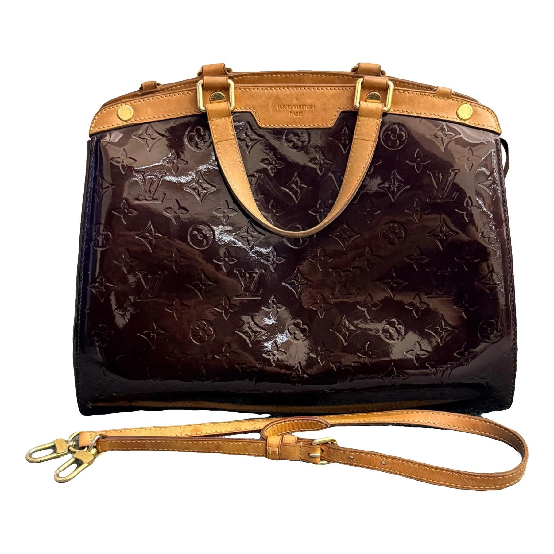 Bréa patent leather handbag