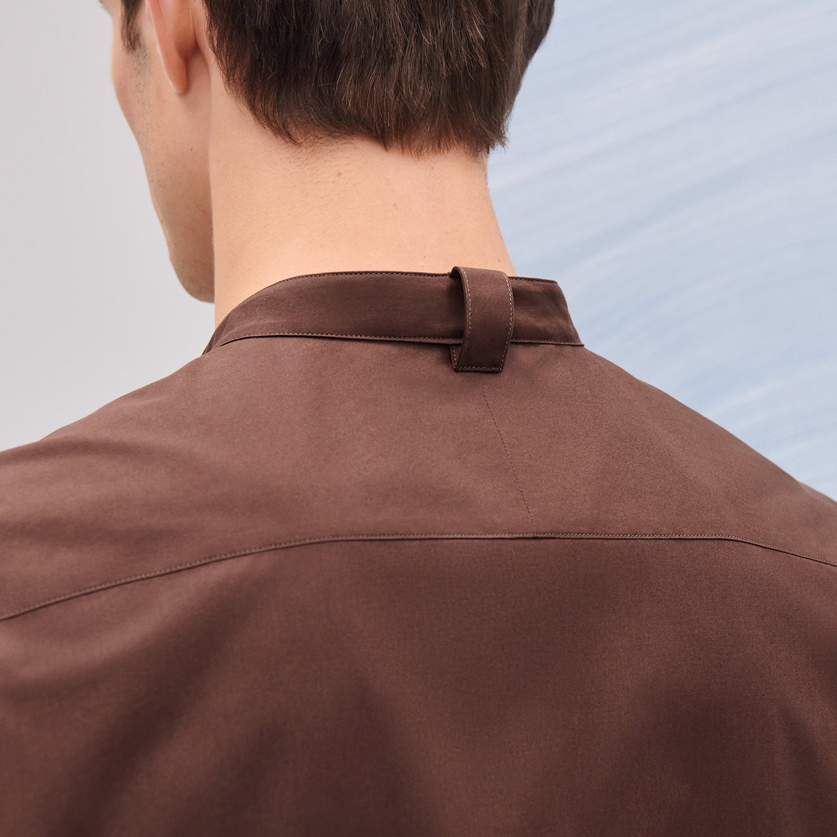Chocolat Boxy Fit Shirt With Marius Collar