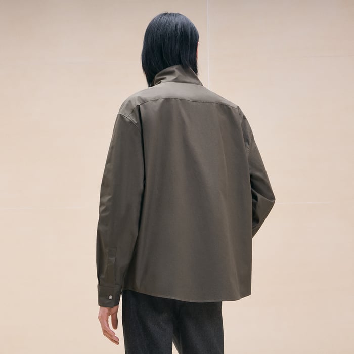Basalte Boxy Fit Shirt With Twin Collar
