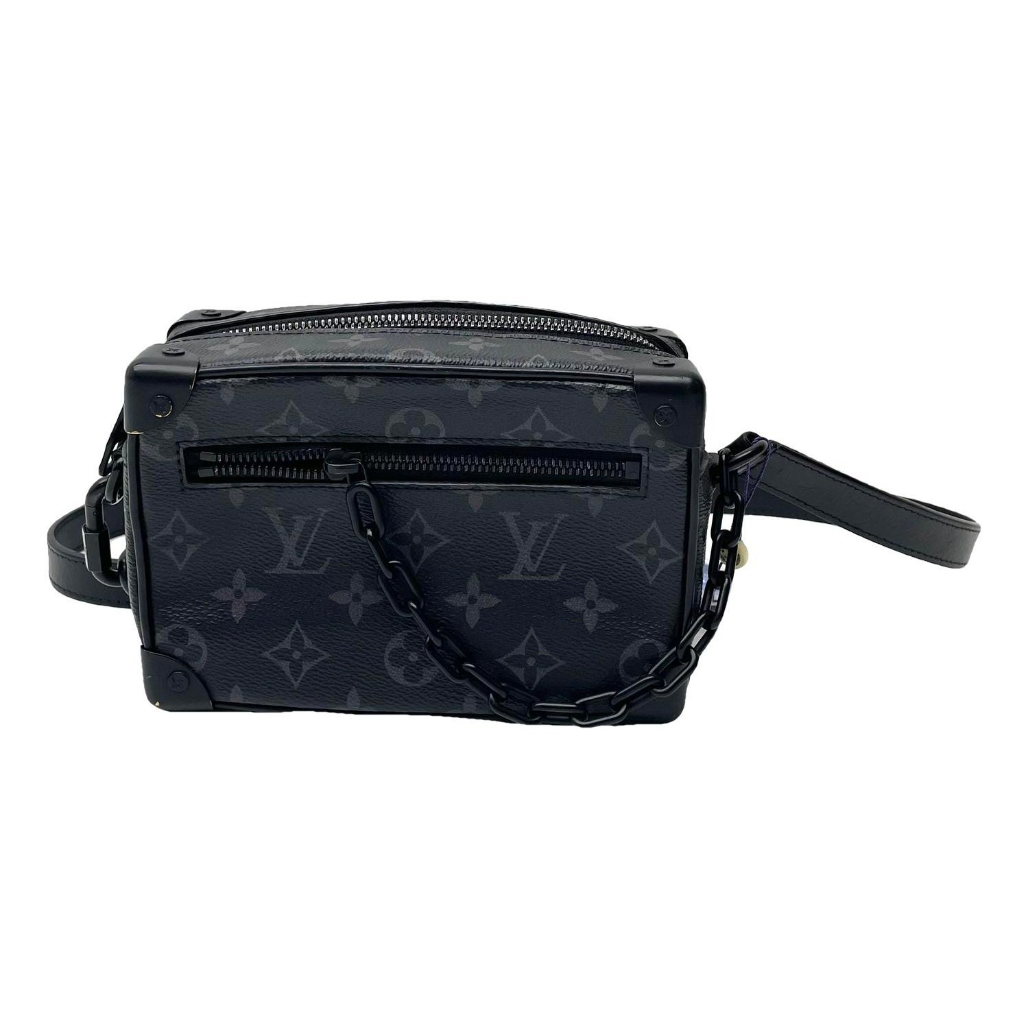 Side Trunk leather handbag