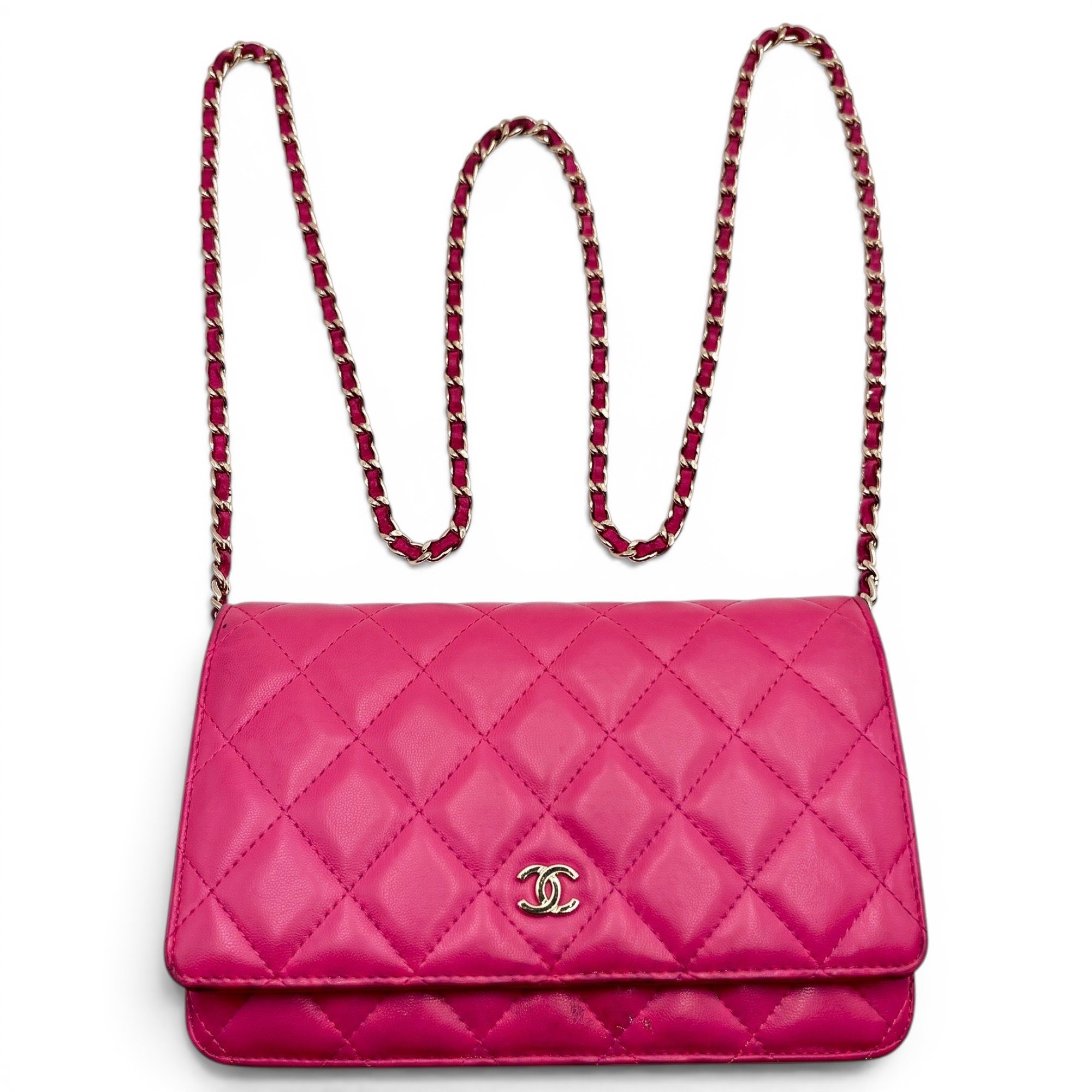 Wallet On Chain Timeless/Classique leather crossbody bag