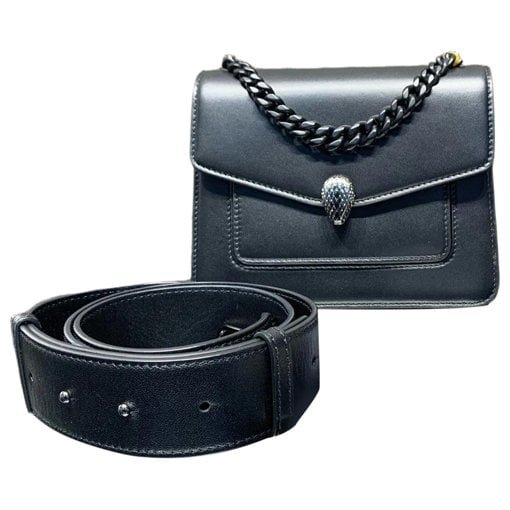 Serpenti leather crossbody bag
