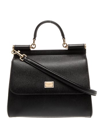 Leather Top Handle Bag