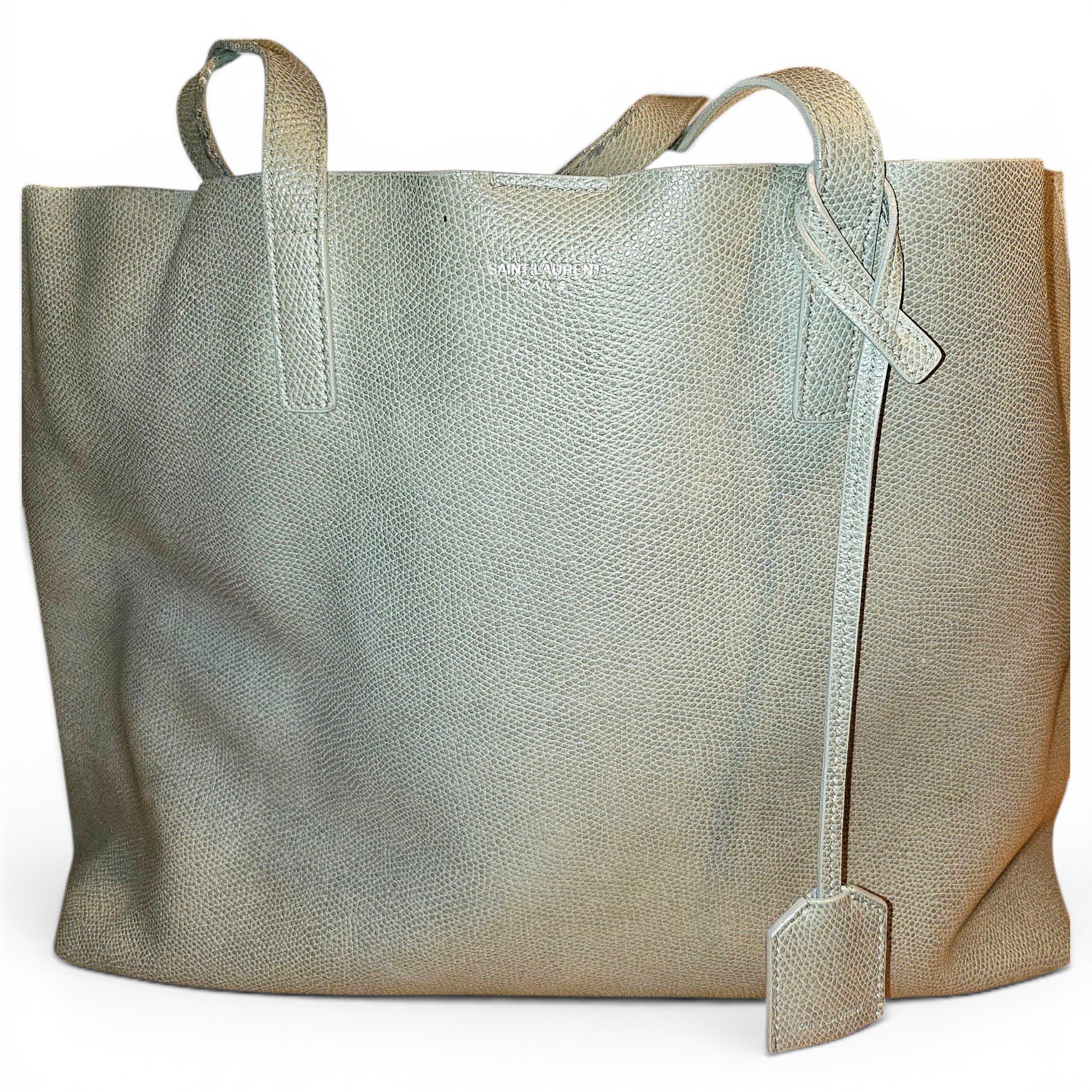 Shopping leather tote