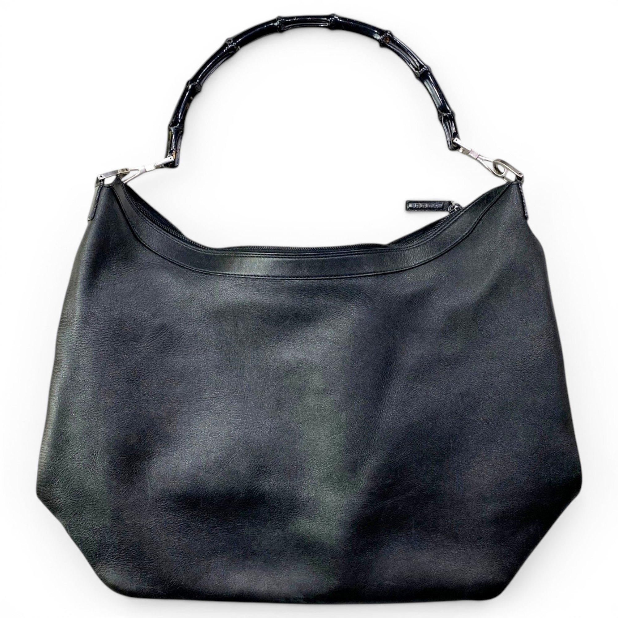 Bamboo leather handbag