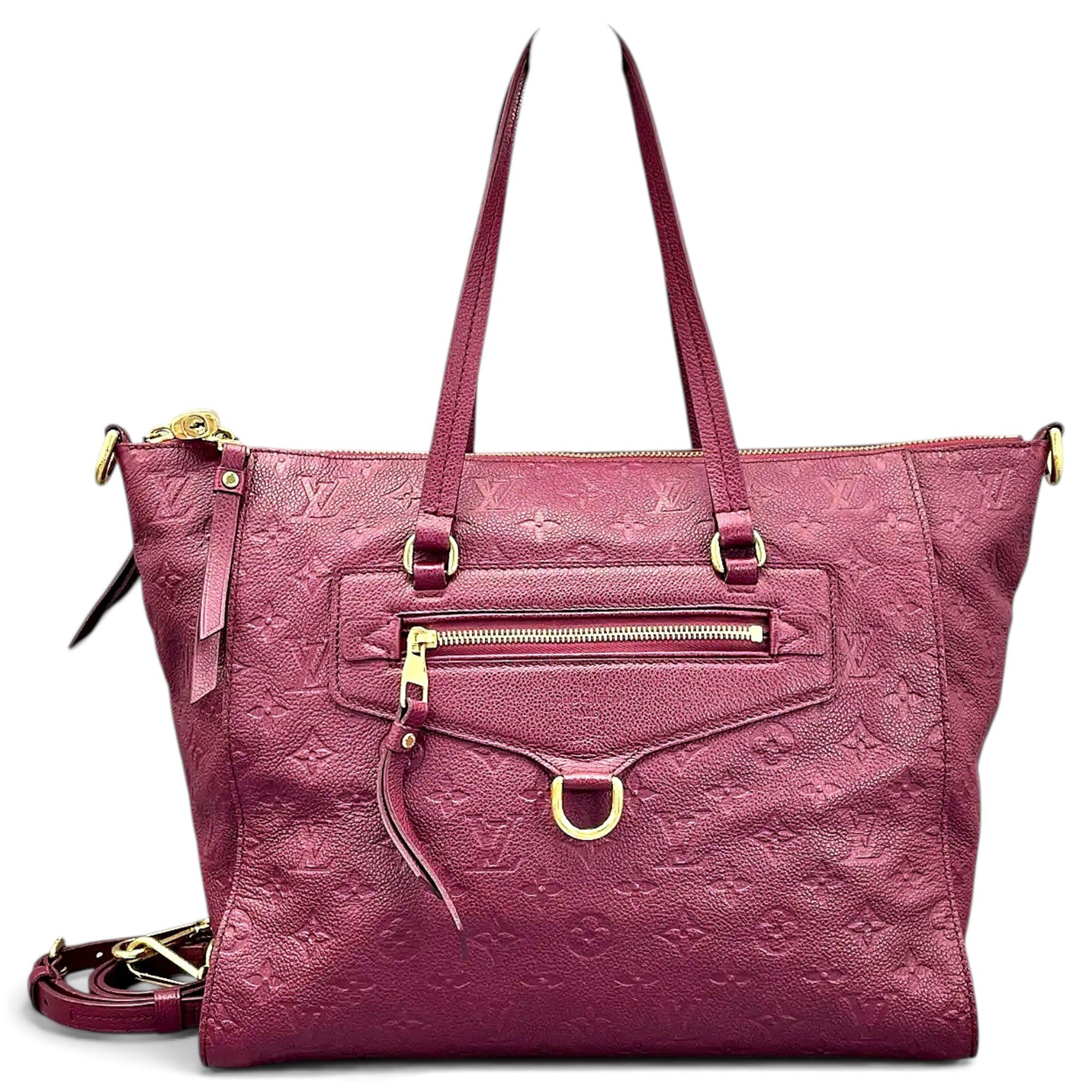 Lumineuse leather handbag