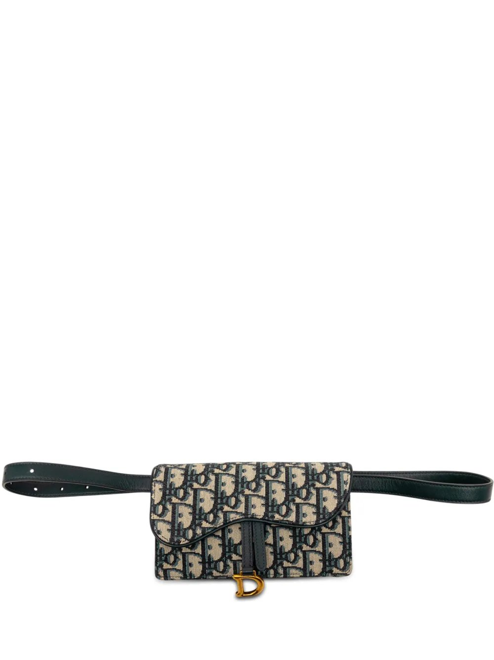 2018 Oblique Canvas Saddle belt bag