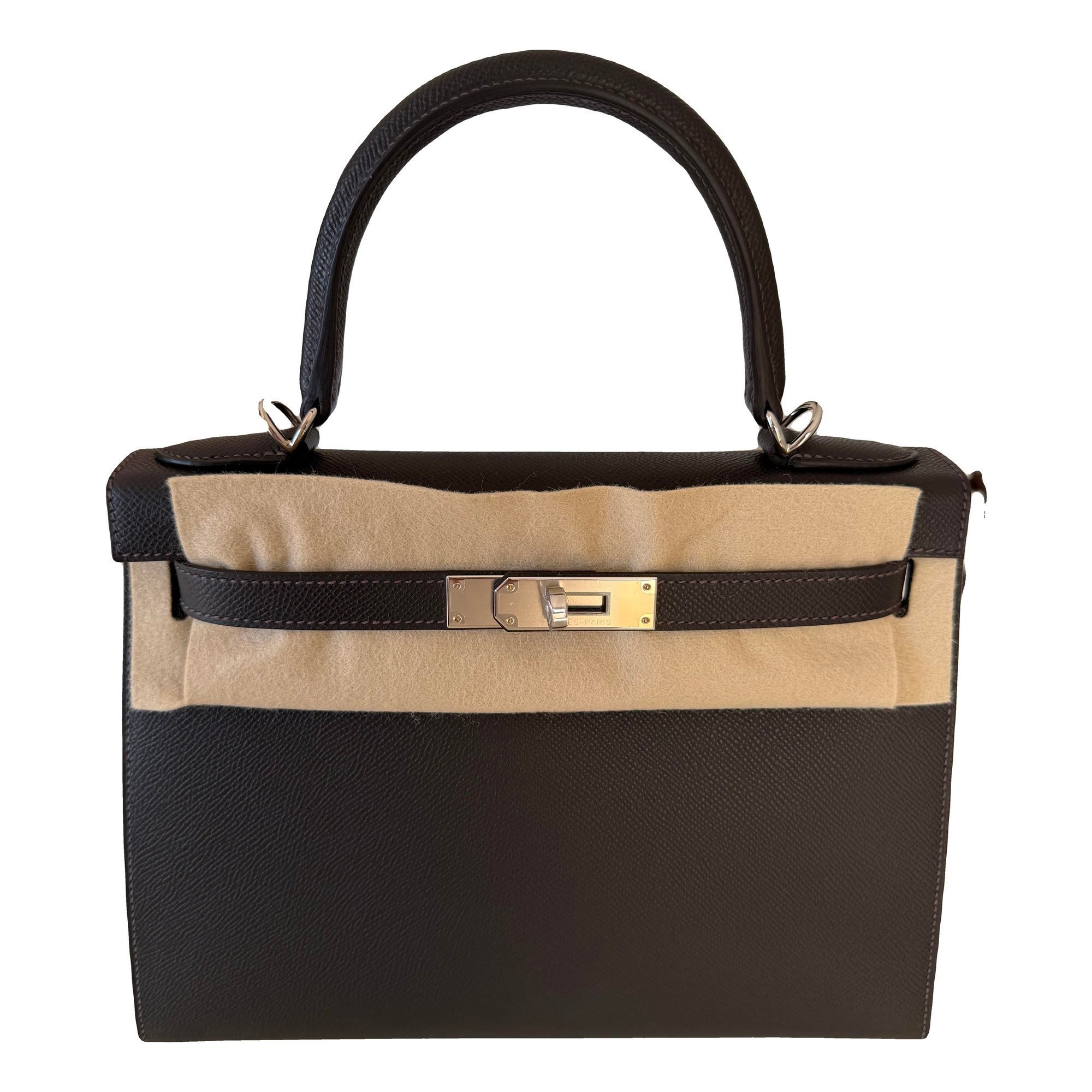 Kelly 28 leather handbag