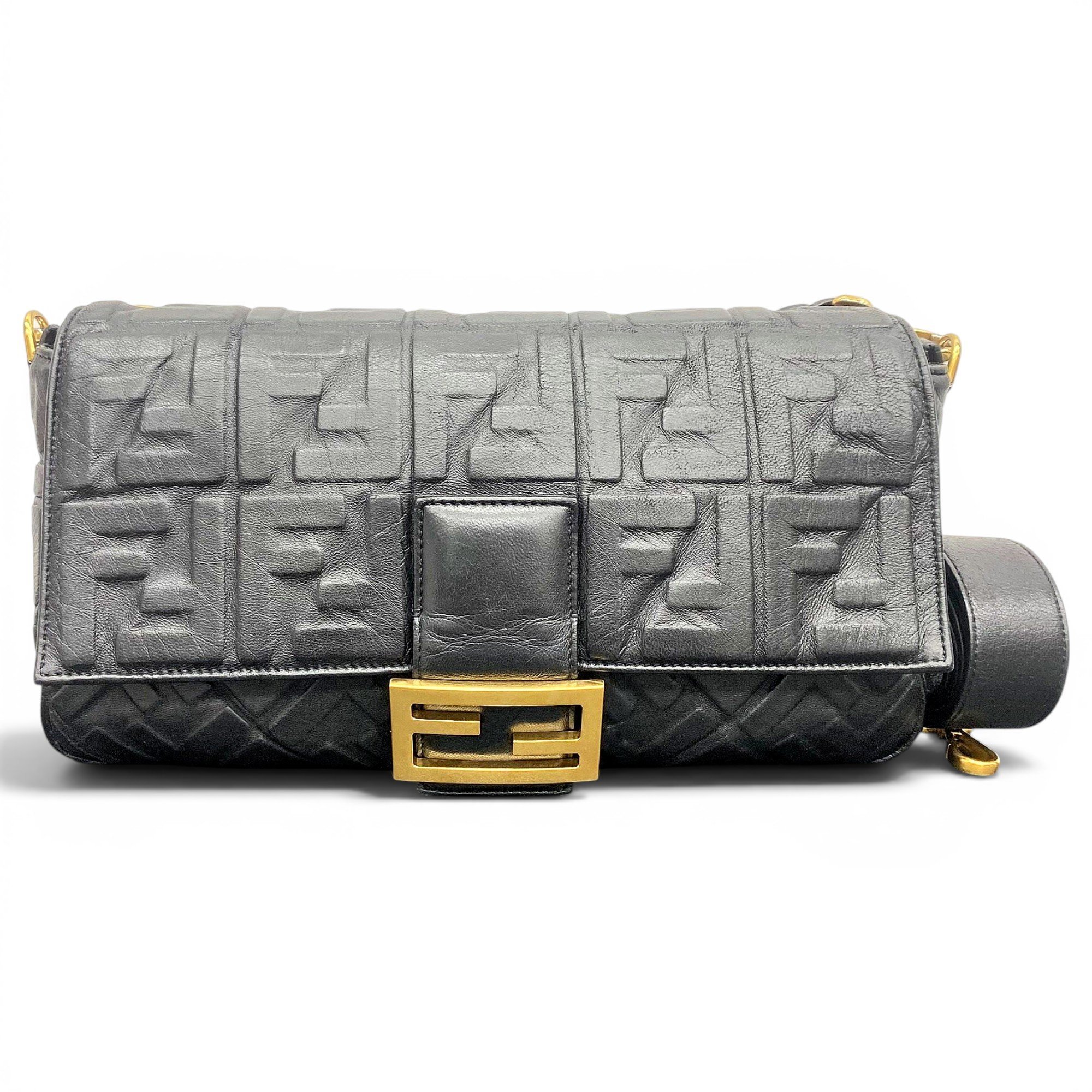 Baguette leather handbag