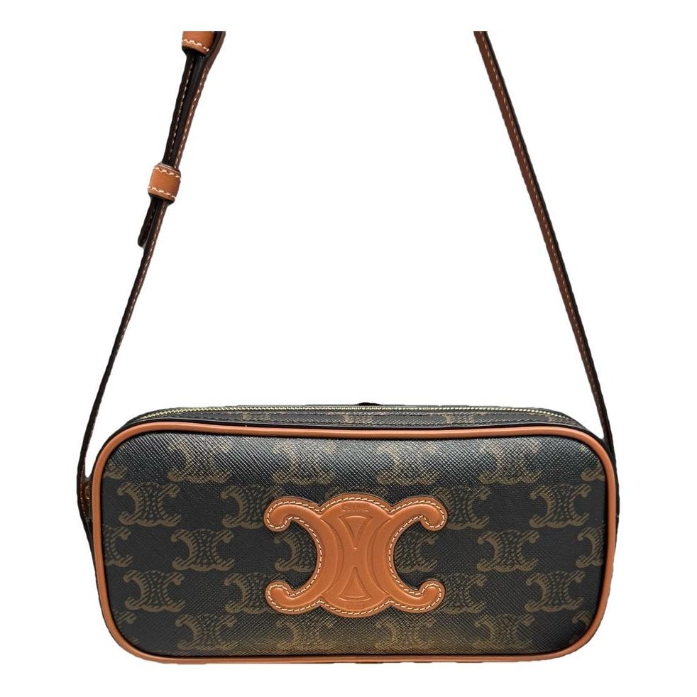 Triomphe leather handbag