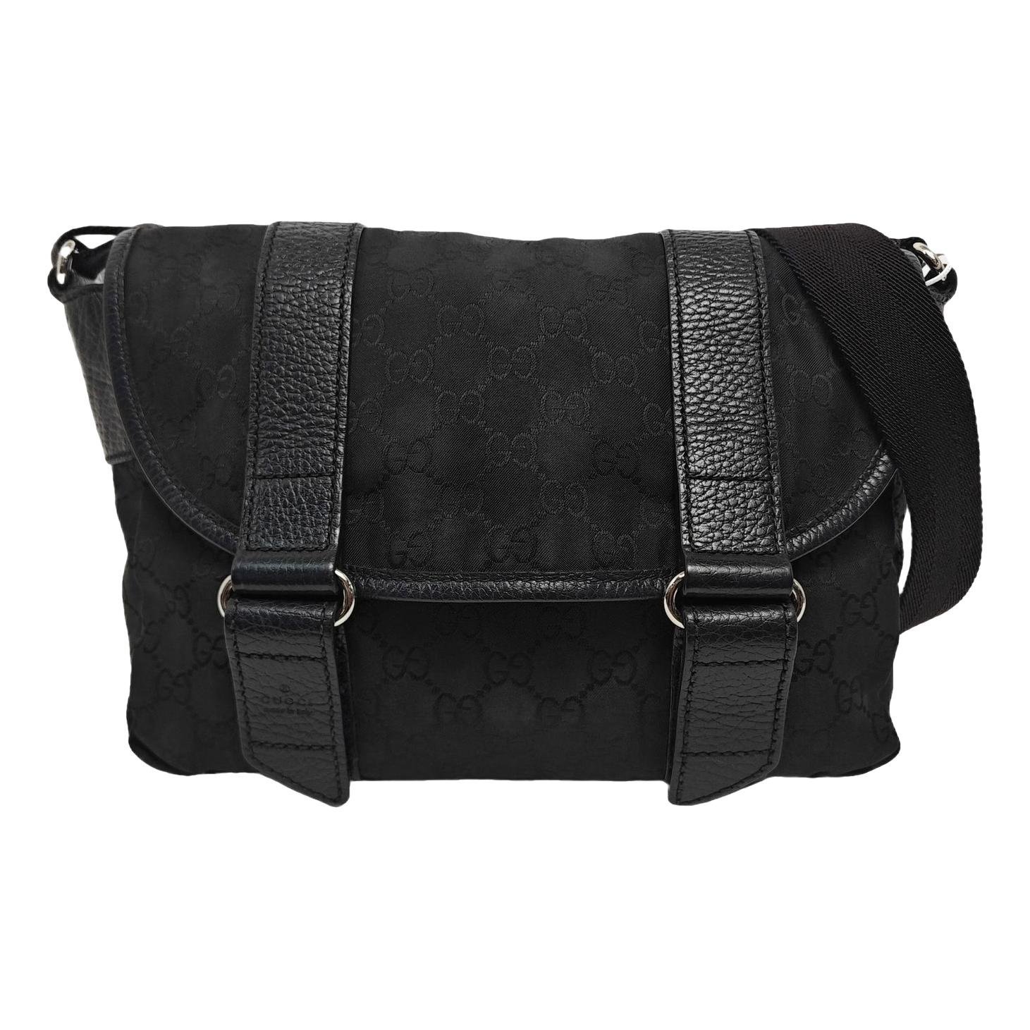 GG Marmont Zip Messenger cloth handbag
