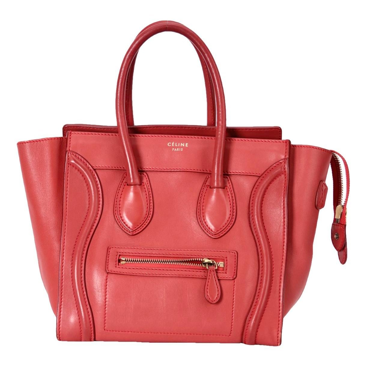 Luggage leather tote