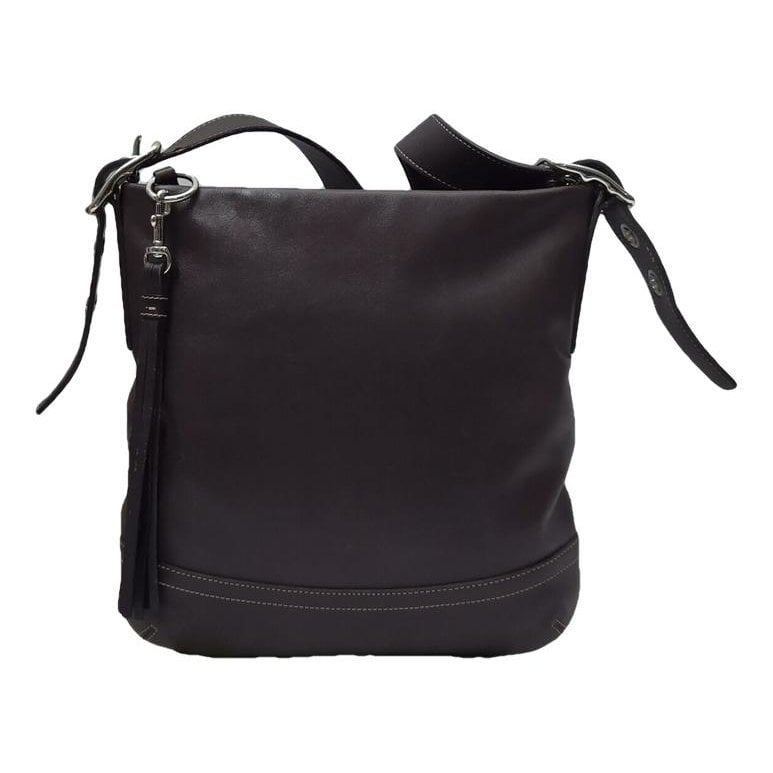 Leather crossbody bag