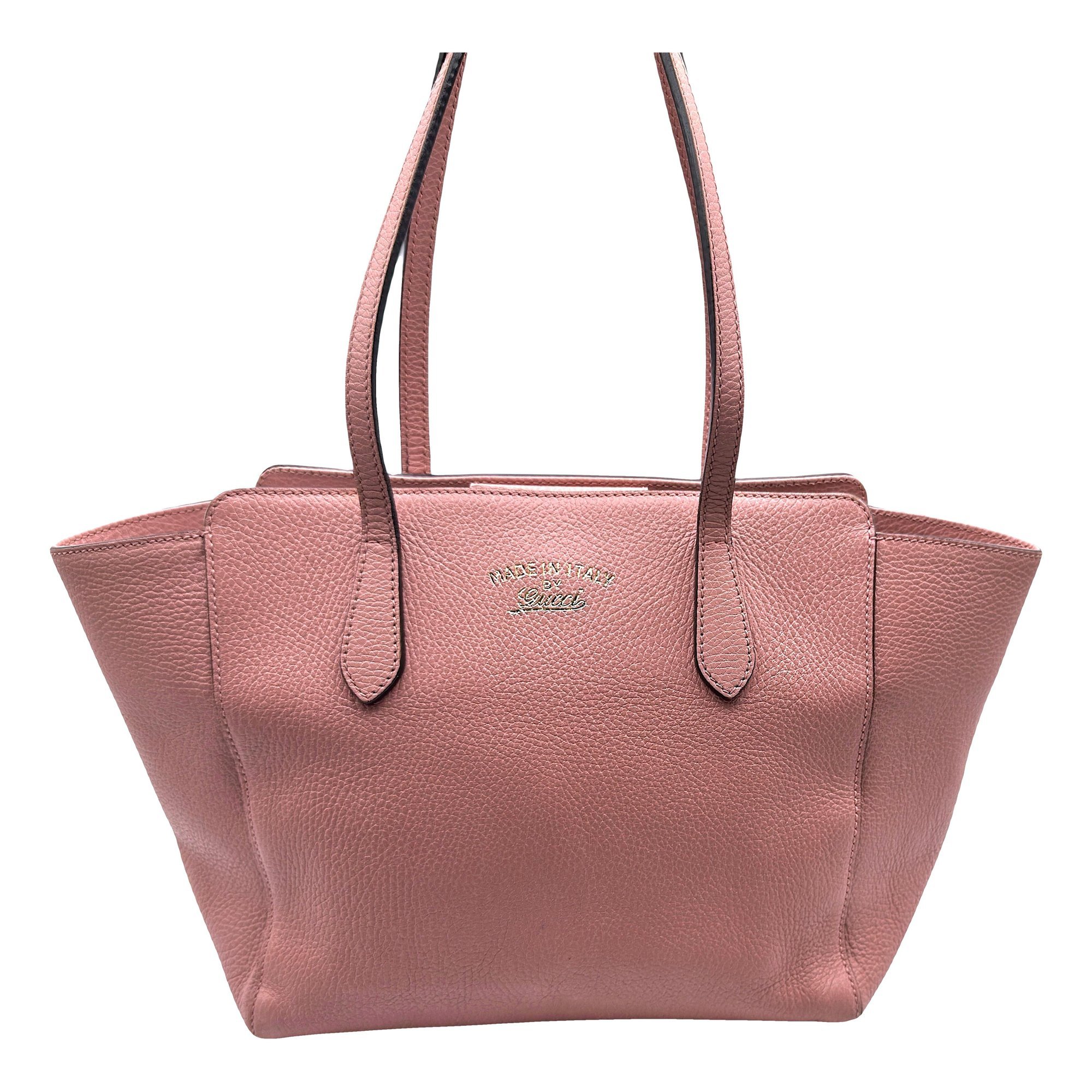 Swing leather tote