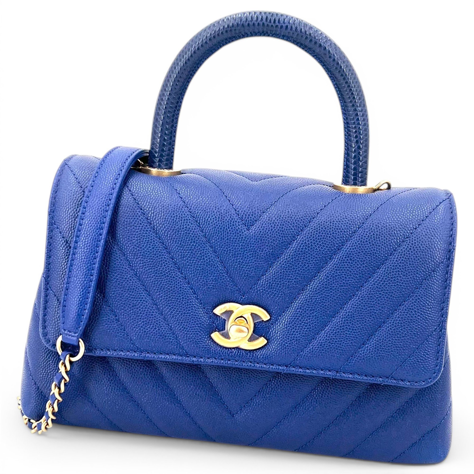 Coco Handle leather handbag