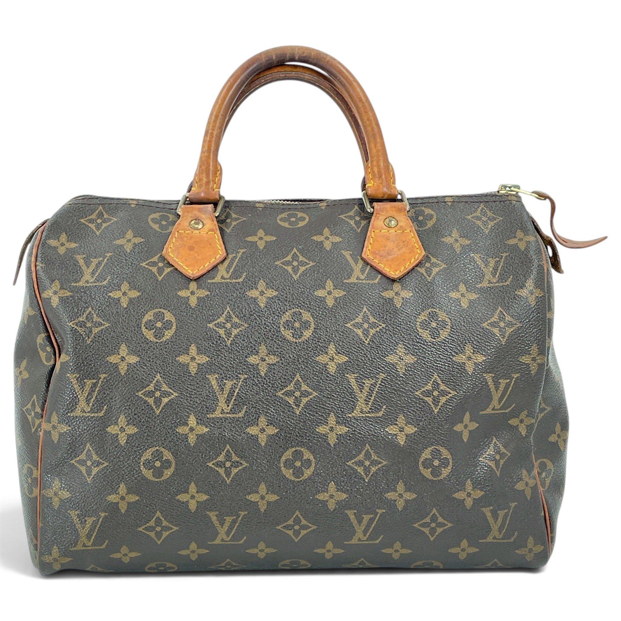 Speedy leather handbag