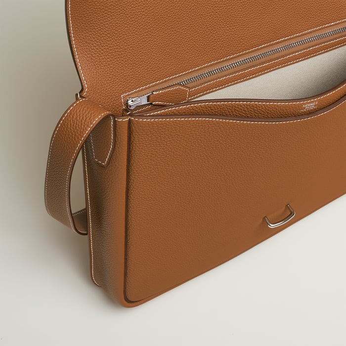 Gold Steve Light Messenger Bag