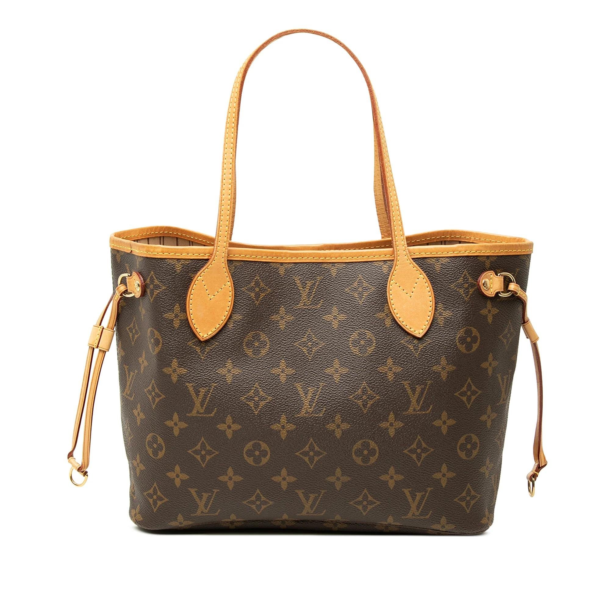 Neverfull leather tote