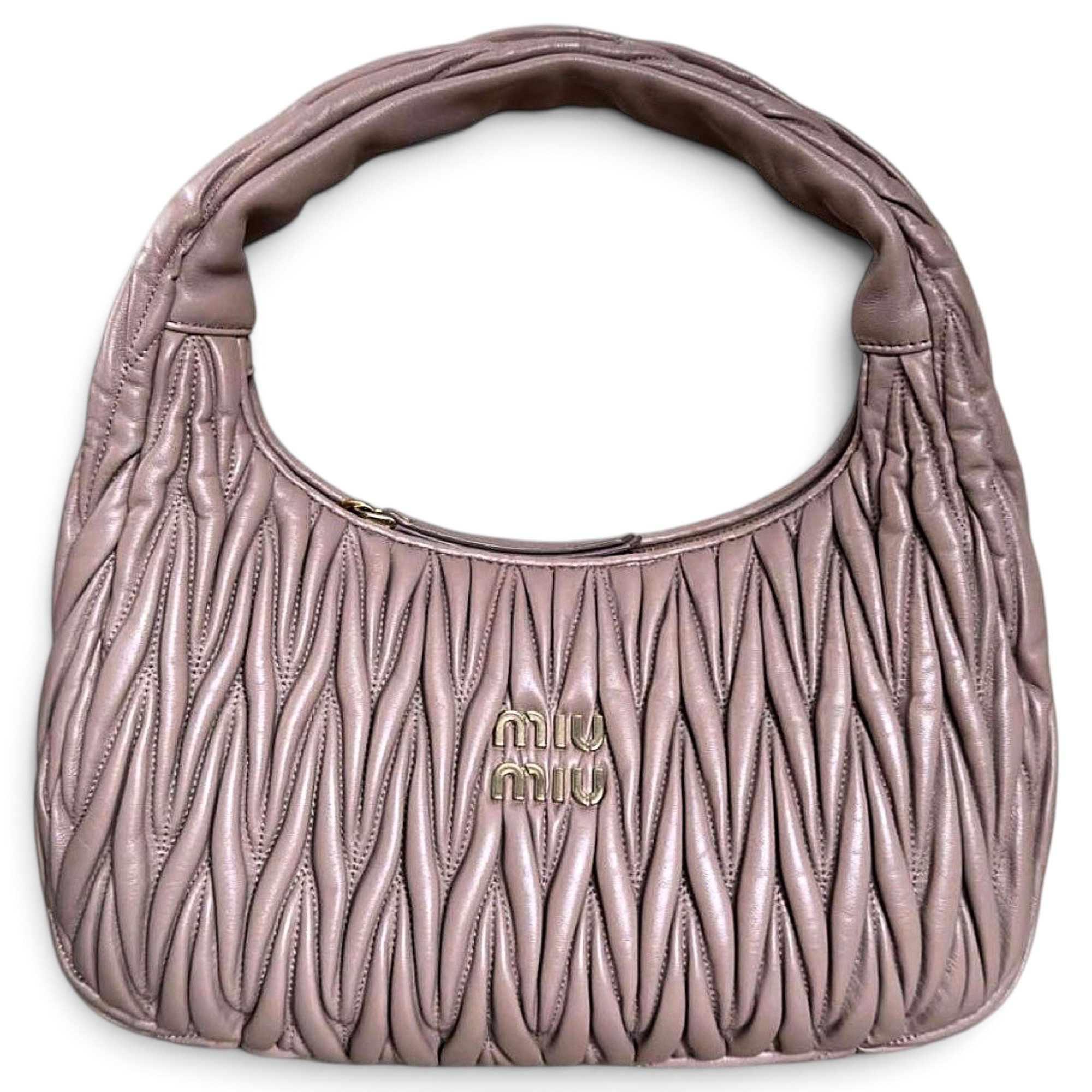 Miu Wander leather handbag