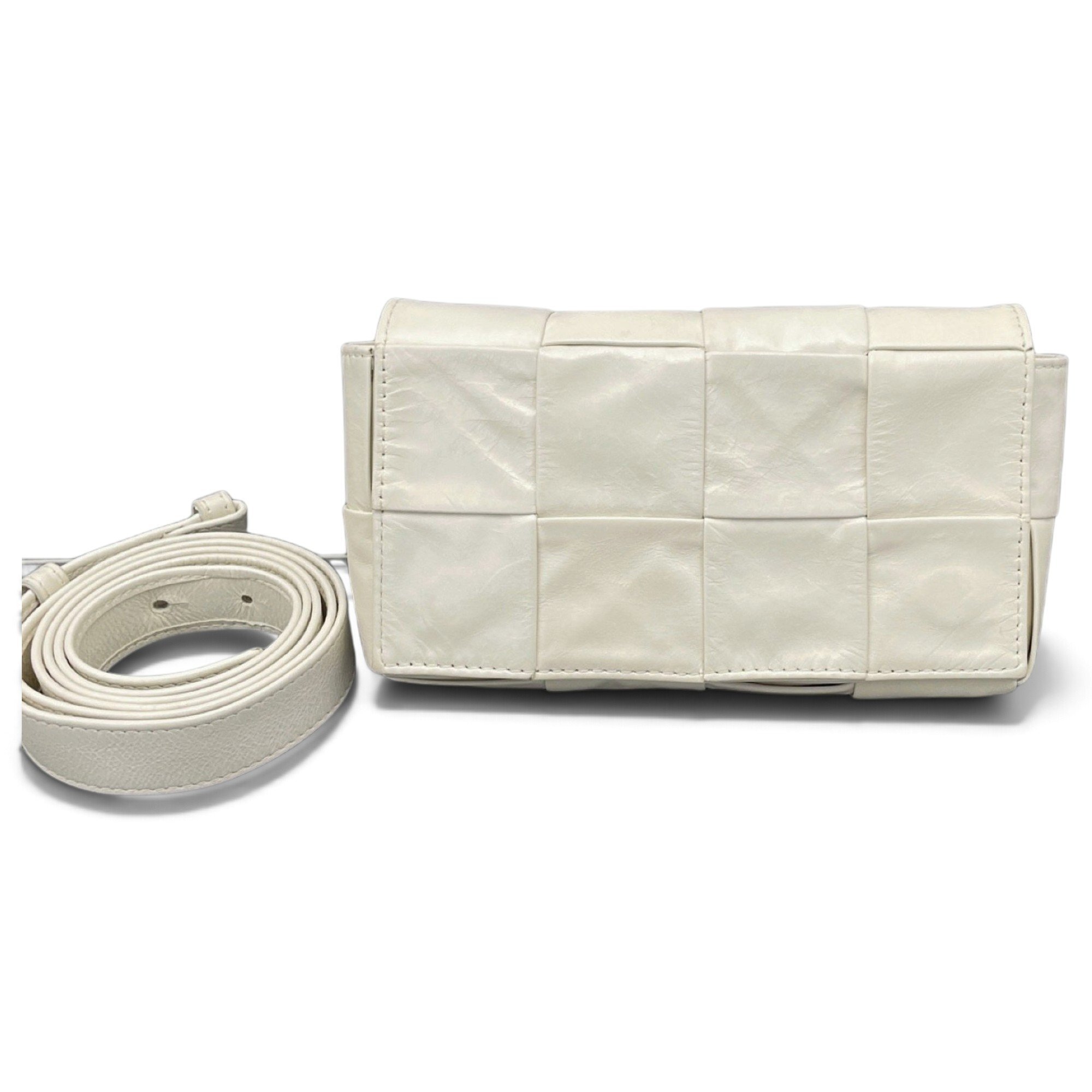 Cassette leather crossbody bag