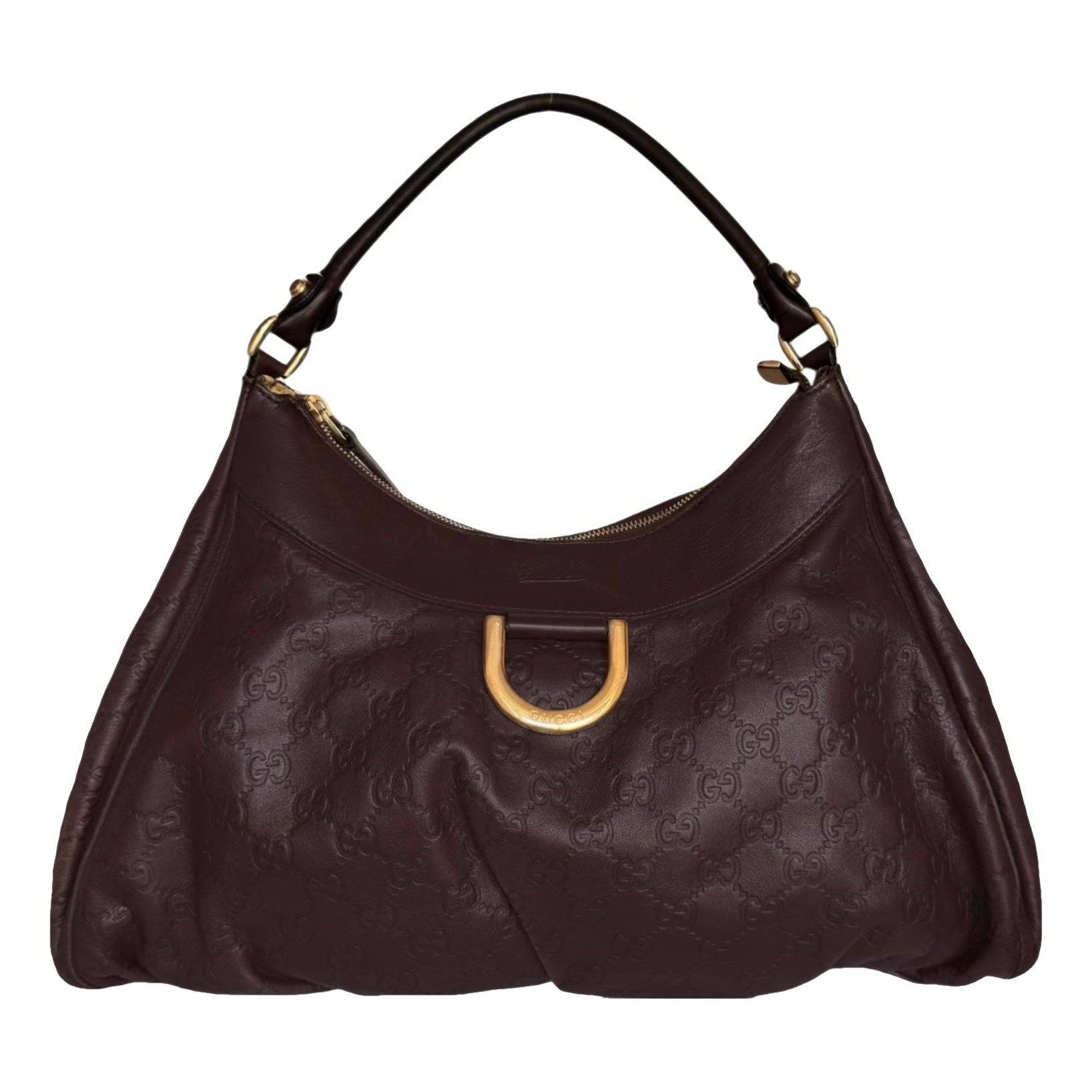 D-Ring leather handbag