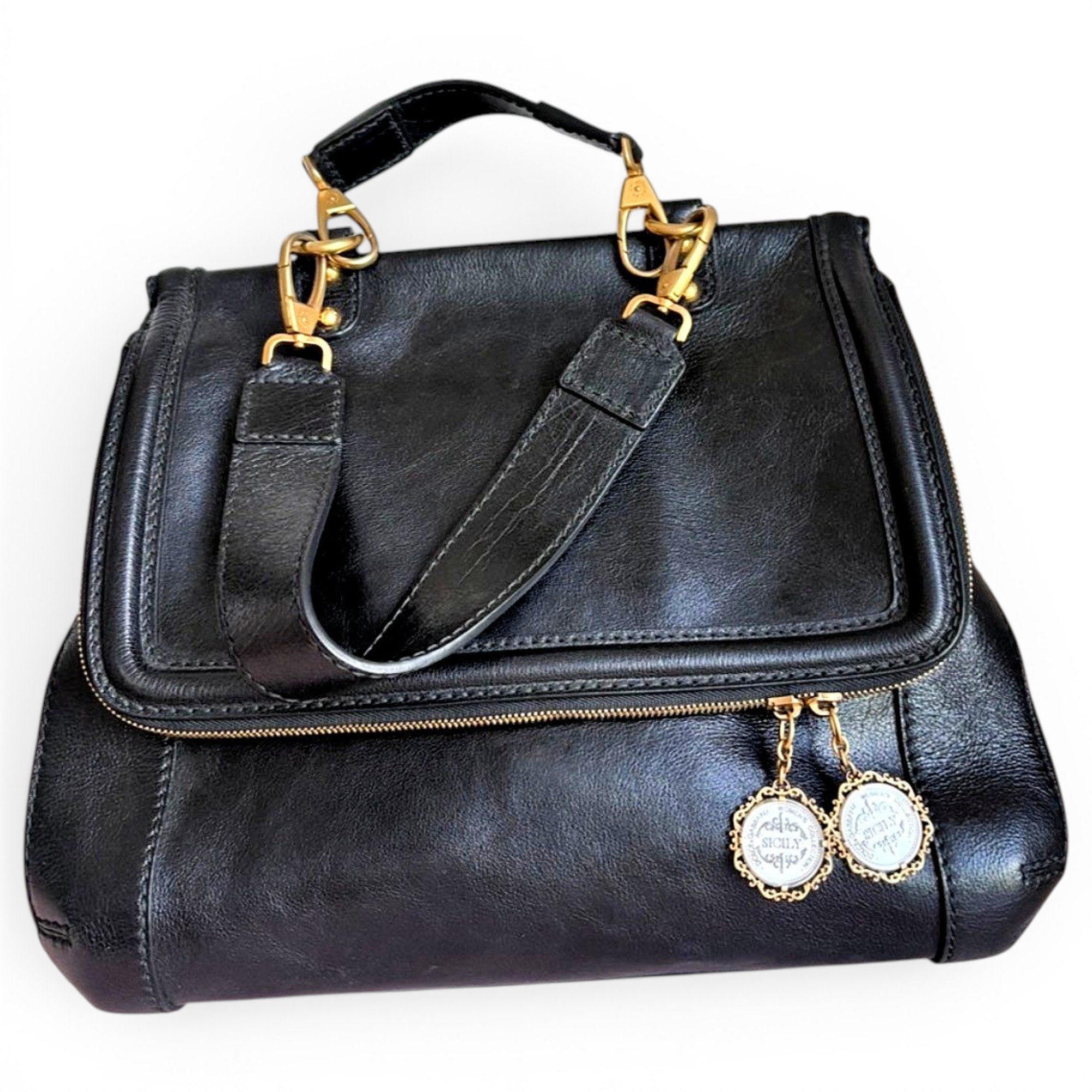 Devotion leather handbag