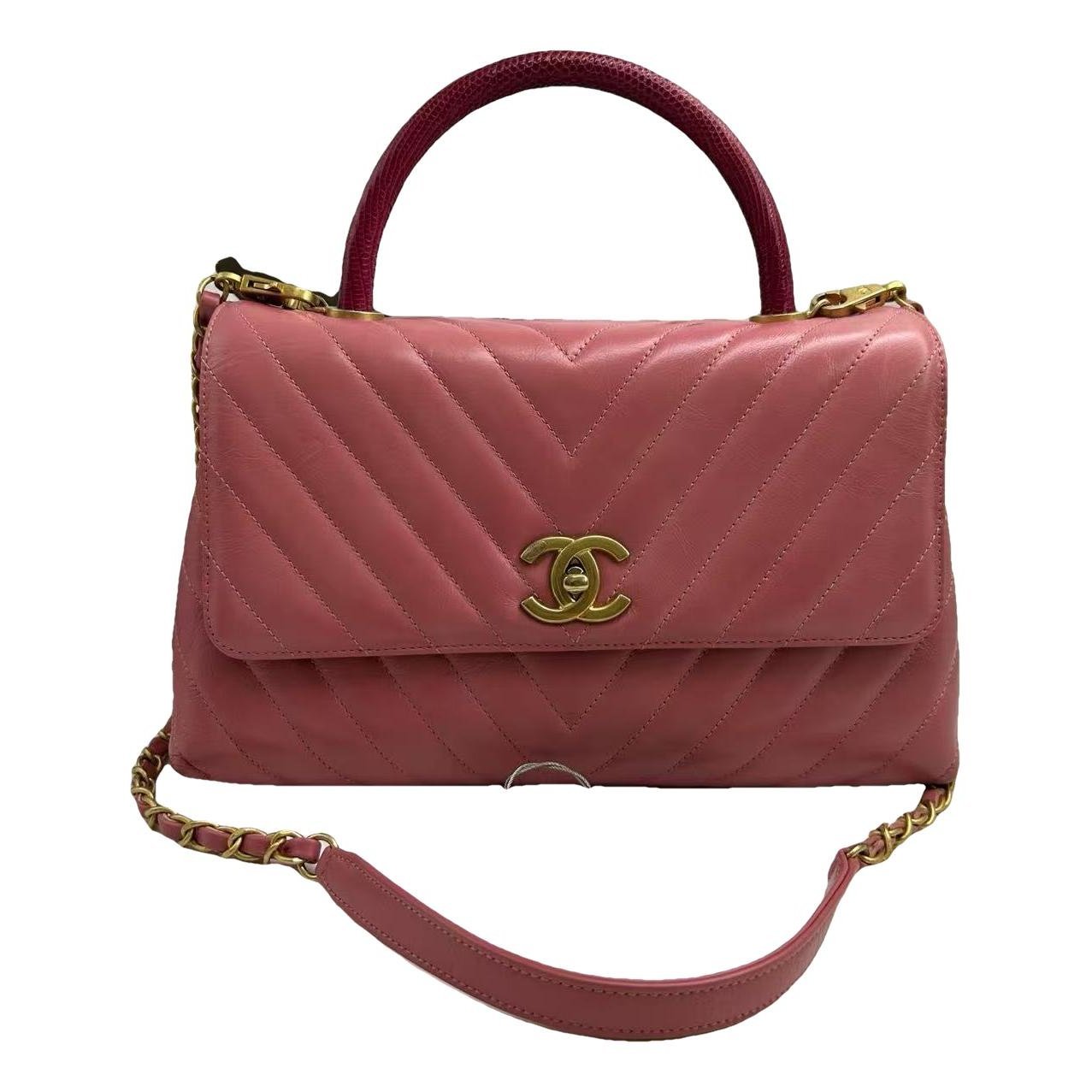 Coco Handle leather handbag