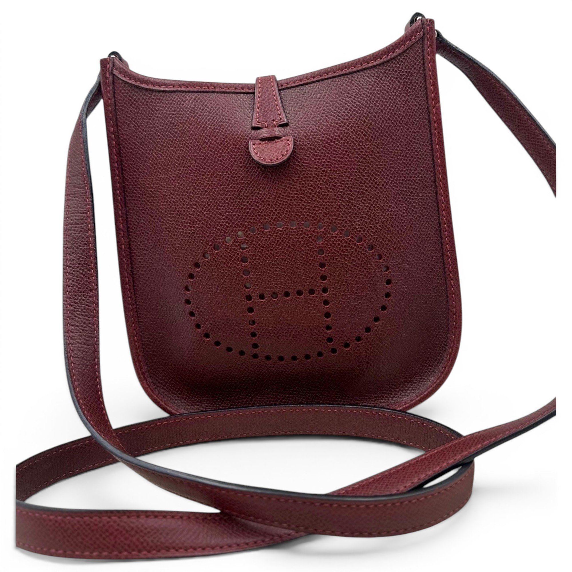 Mini Evelyne leather handbag