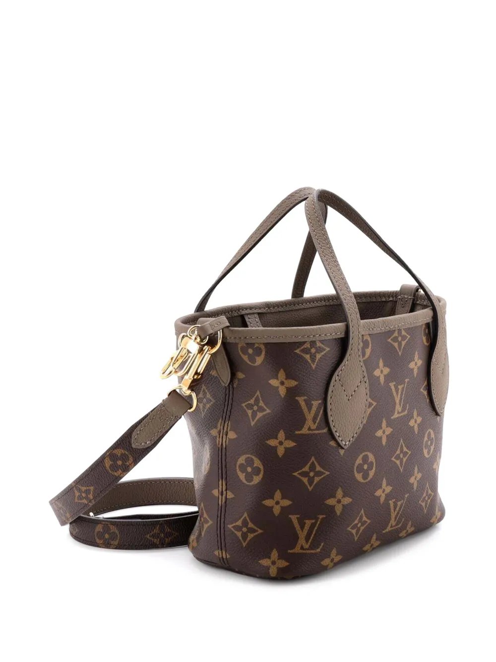 Neverfull Bandouliere Inside Out Monogram Canvas and Leather BB tote bag