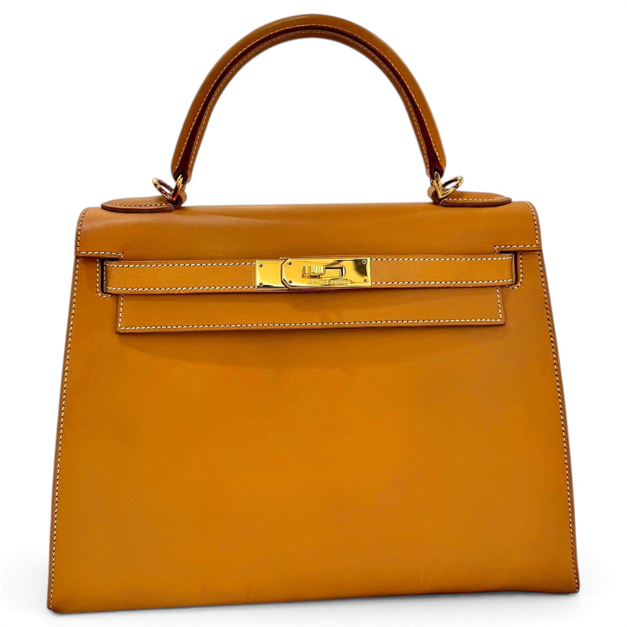 Kelly 28 leather handbag