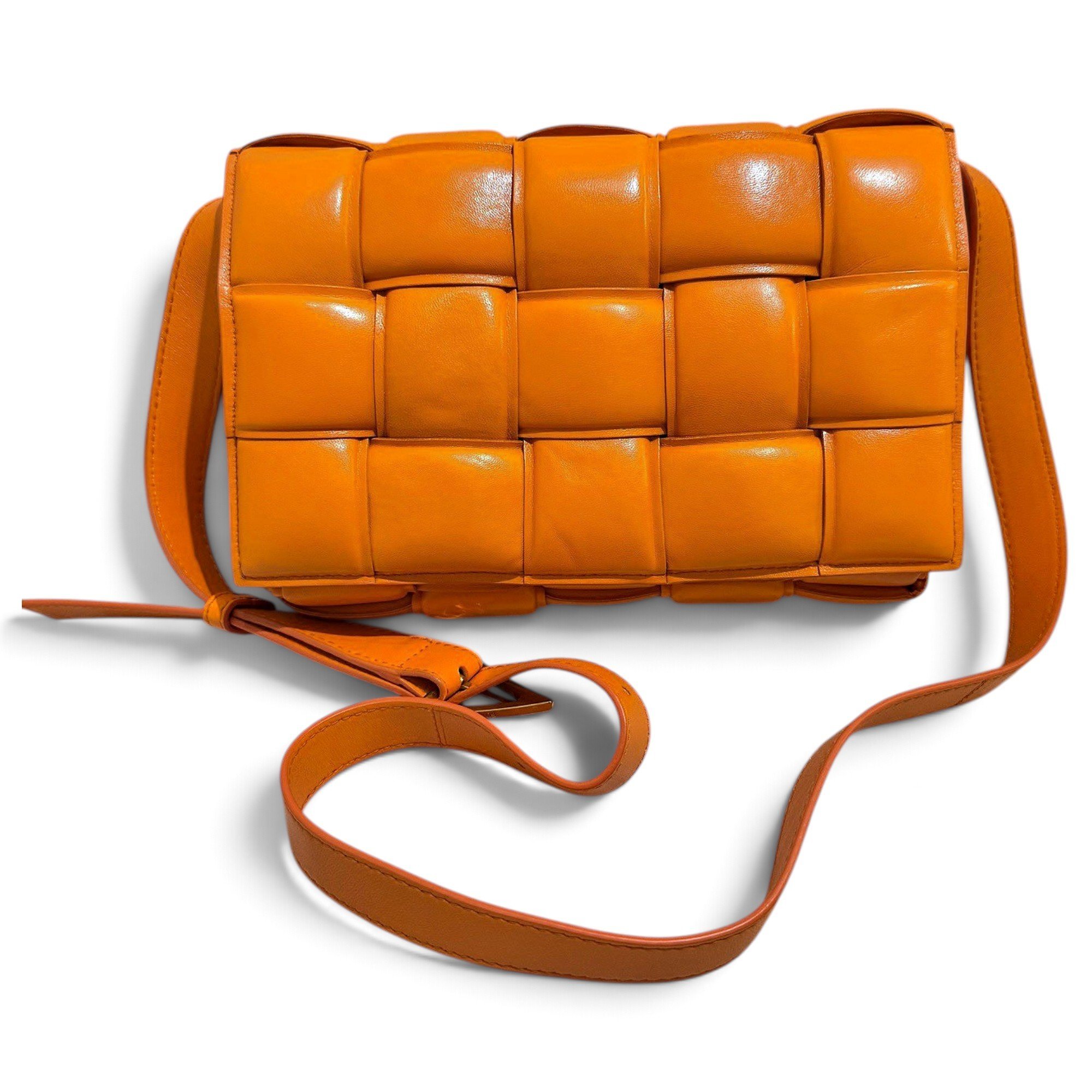 Cassette Padded leather handbag