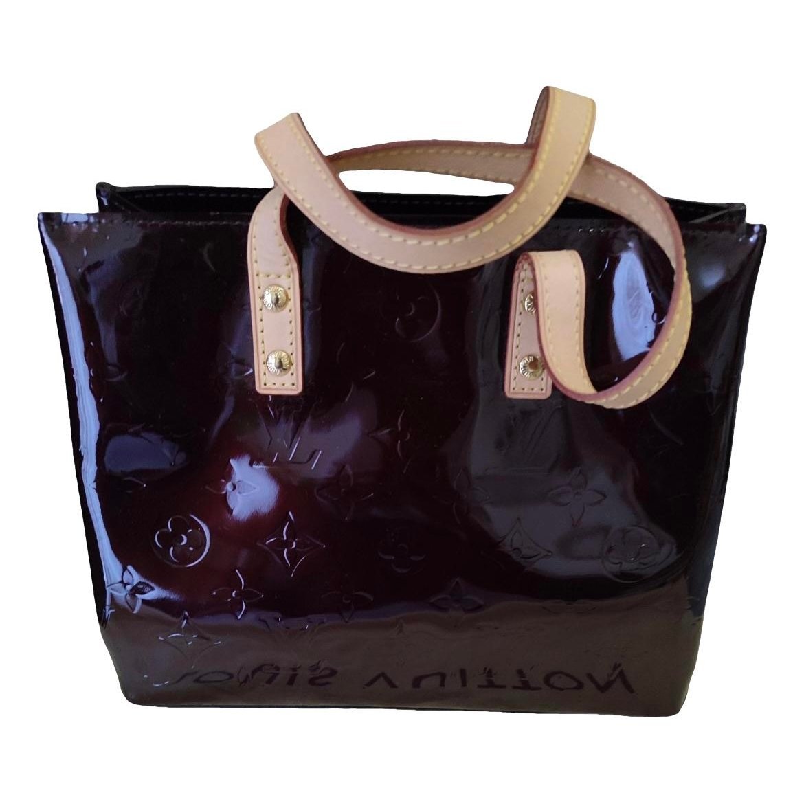 Reade patent leather handbag