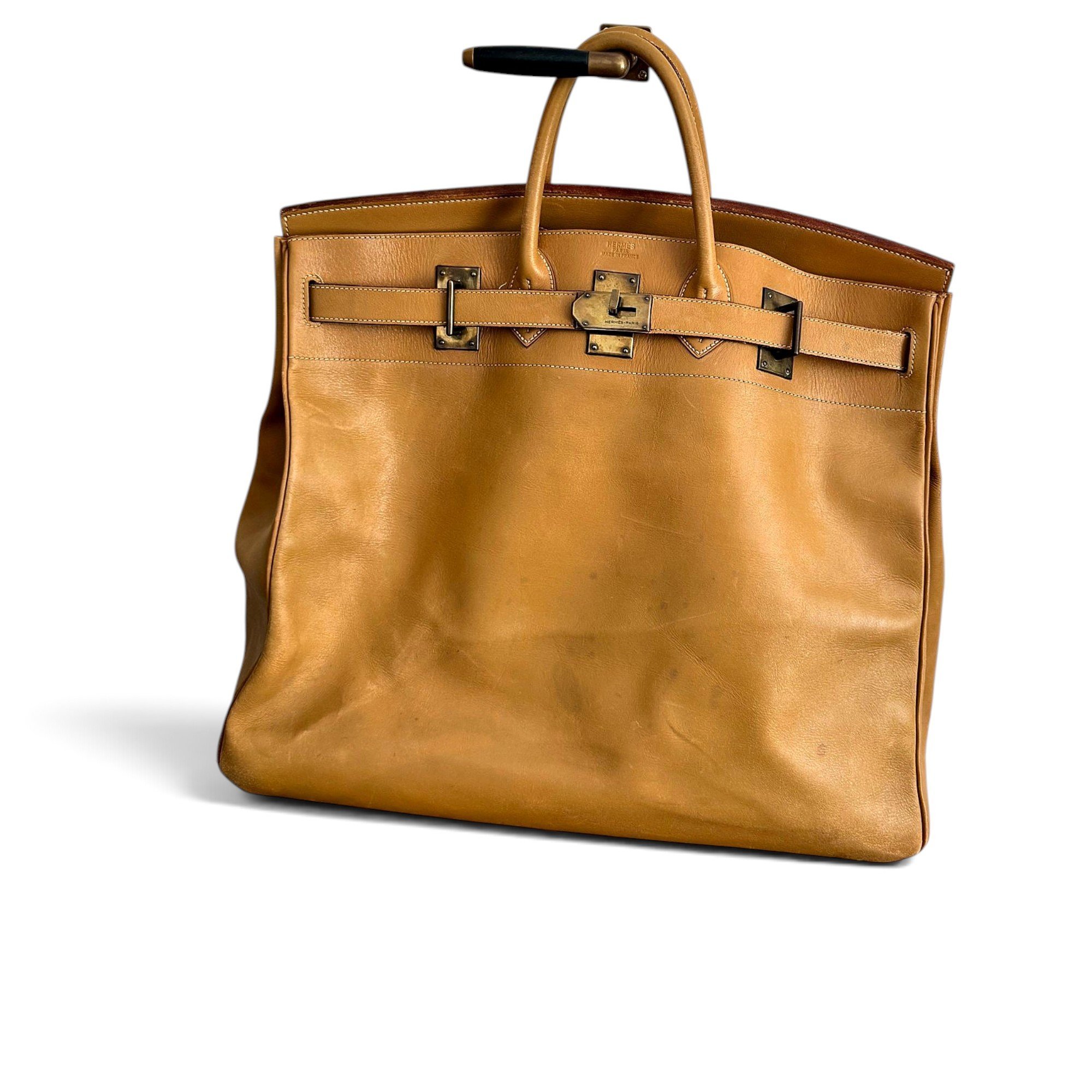 Haut à Courroies leather tote