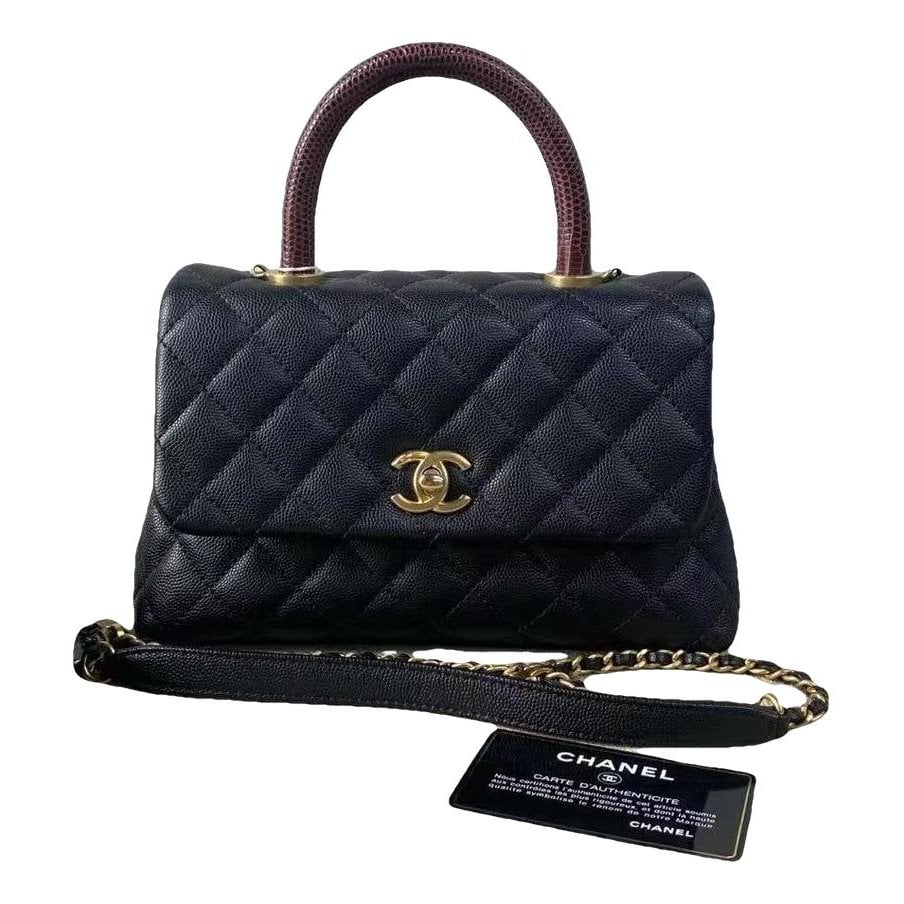 Coco Handle leather handbag