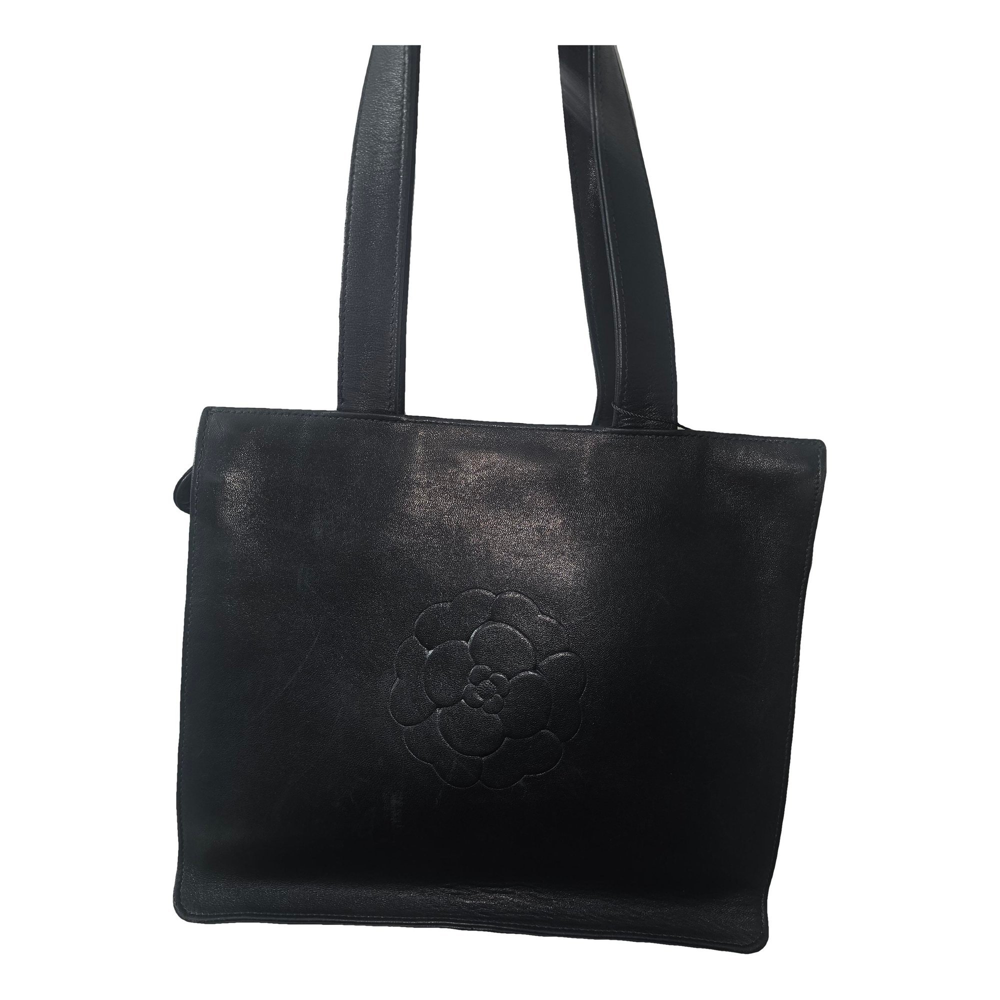 Leather tote
