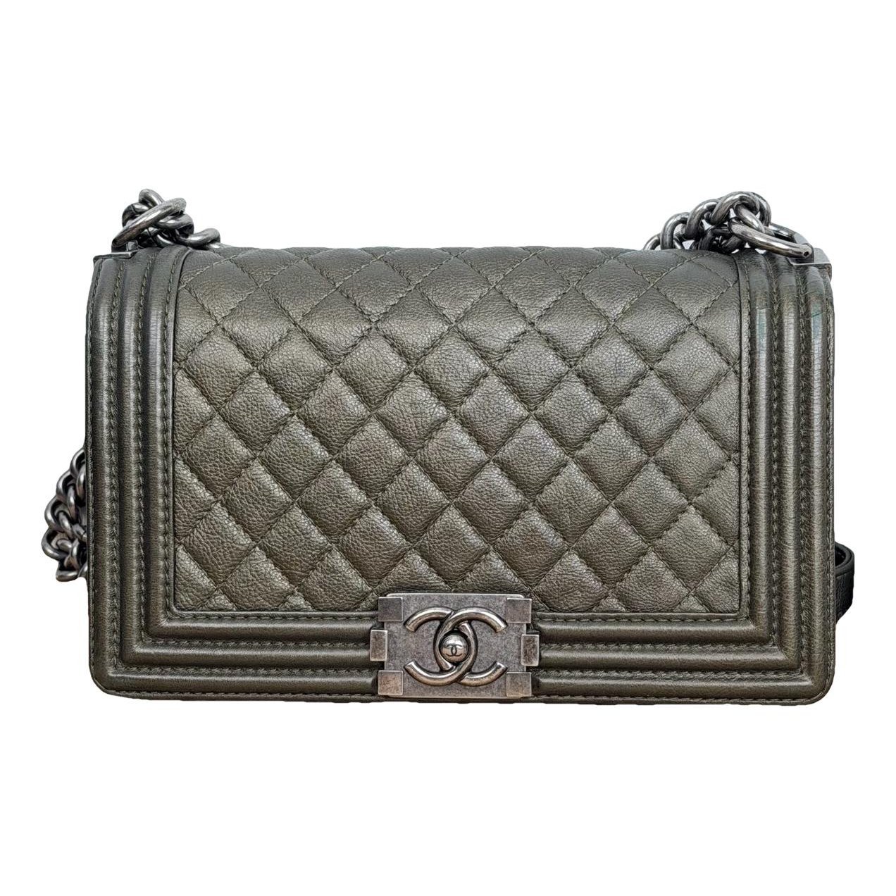 Boy leather crossbody bag