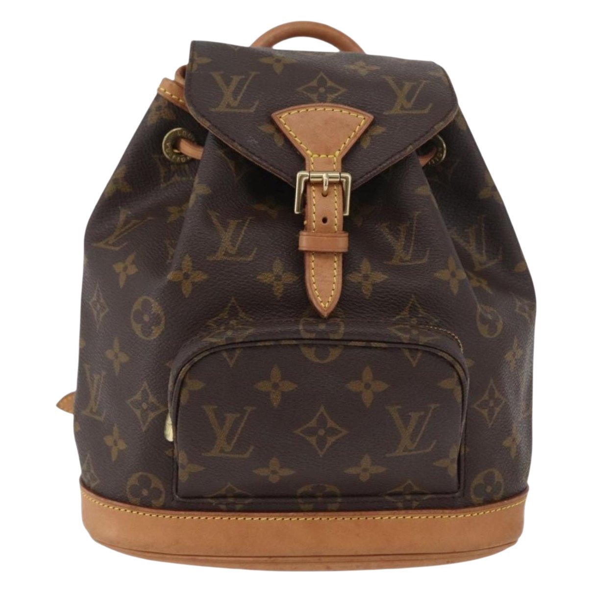 Montsouris leather backpack