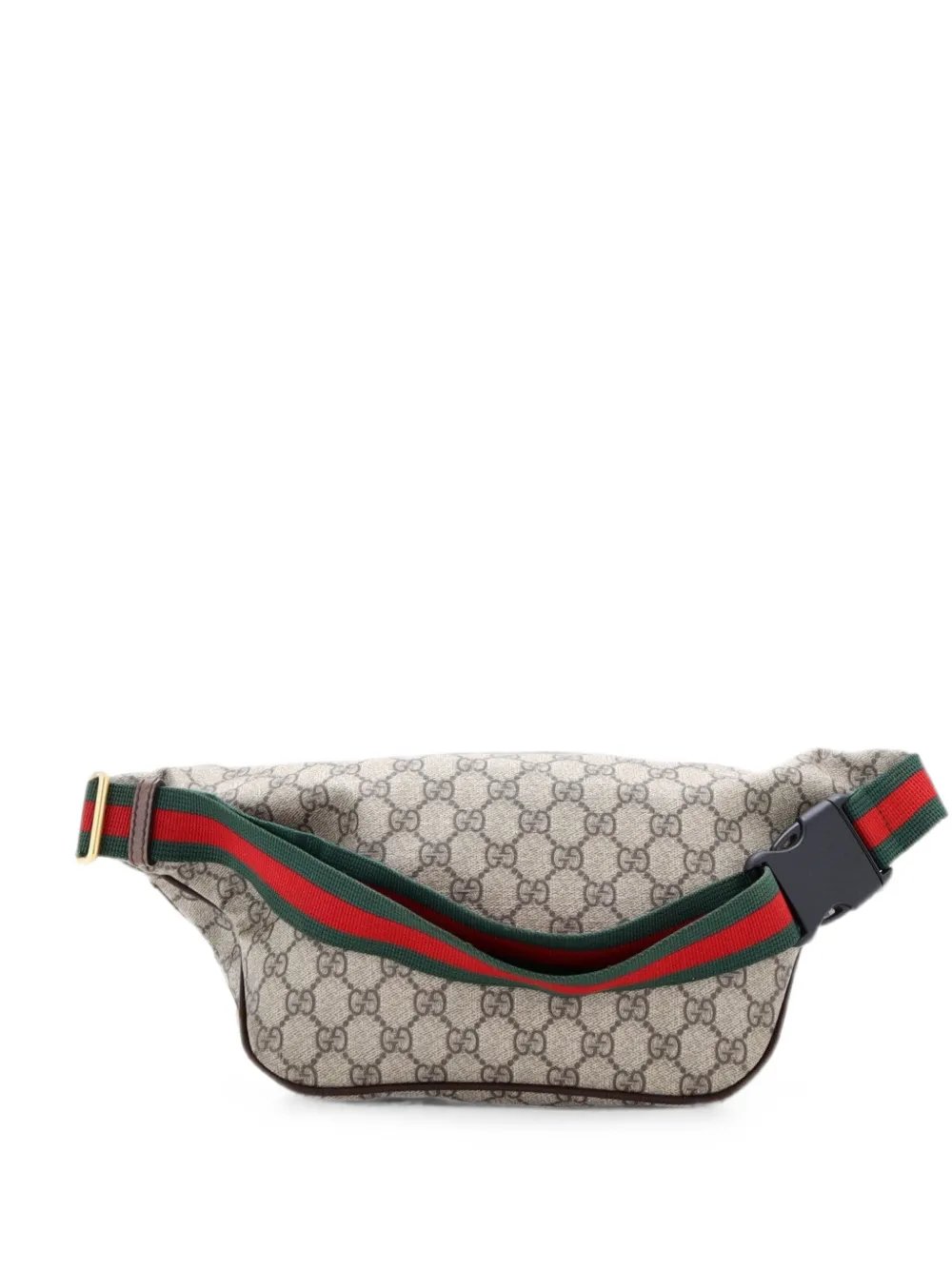 Courrier Zip GG Coated Canvas with Applique belt bag