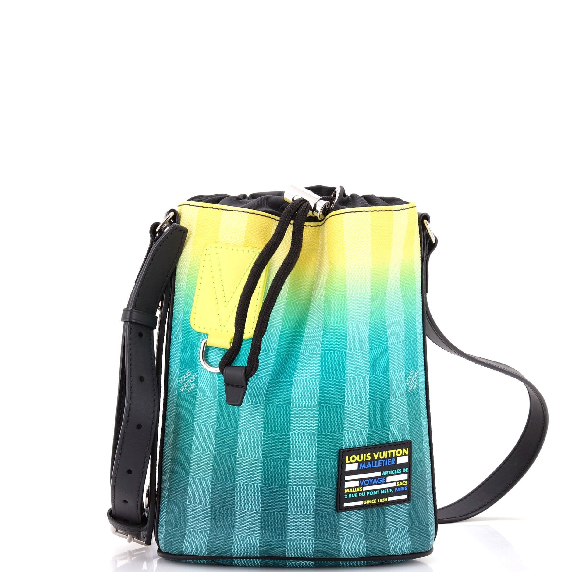 Sac Marin Bag Limited Edition Gradient Damier Stripes BB