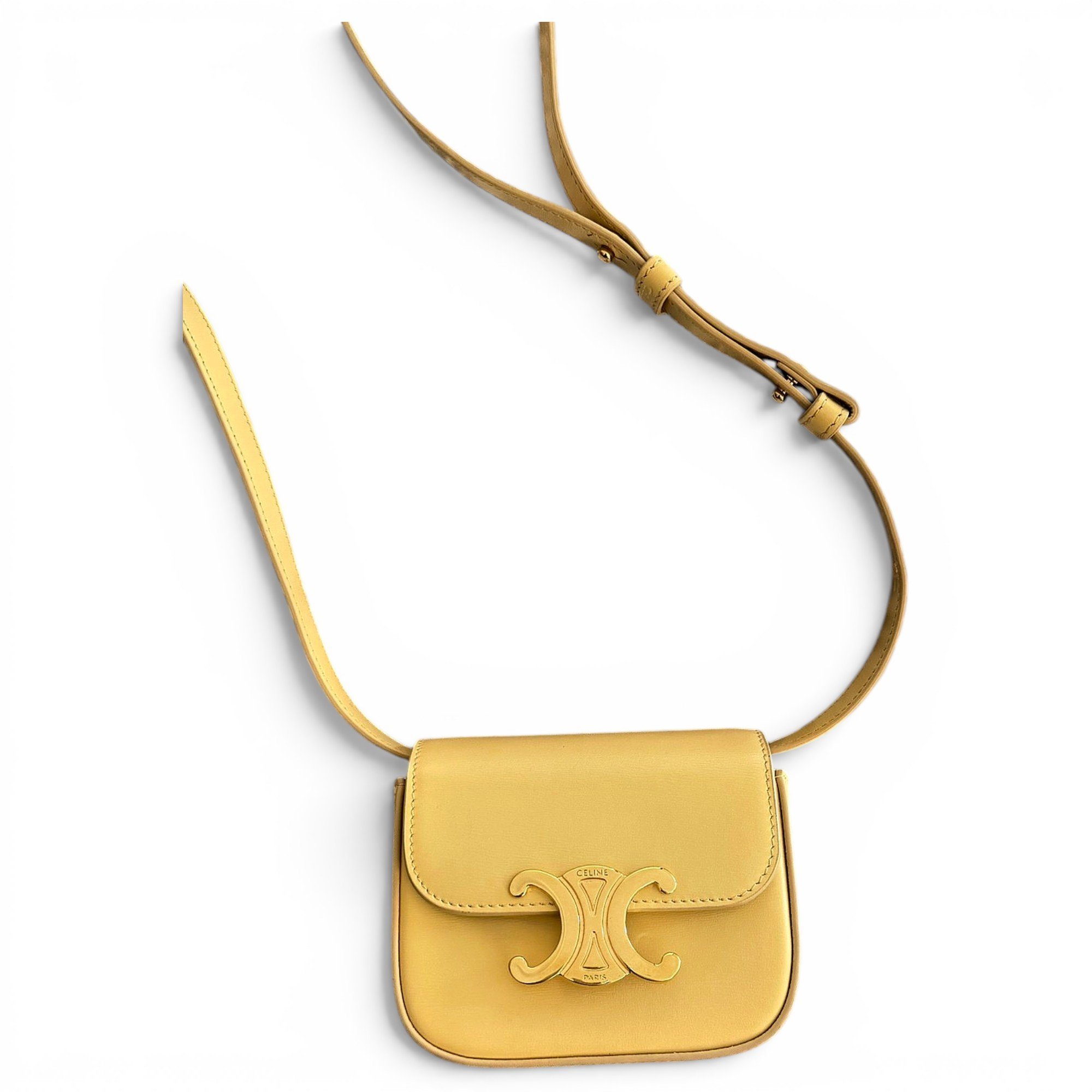 Triomphe leather handbag