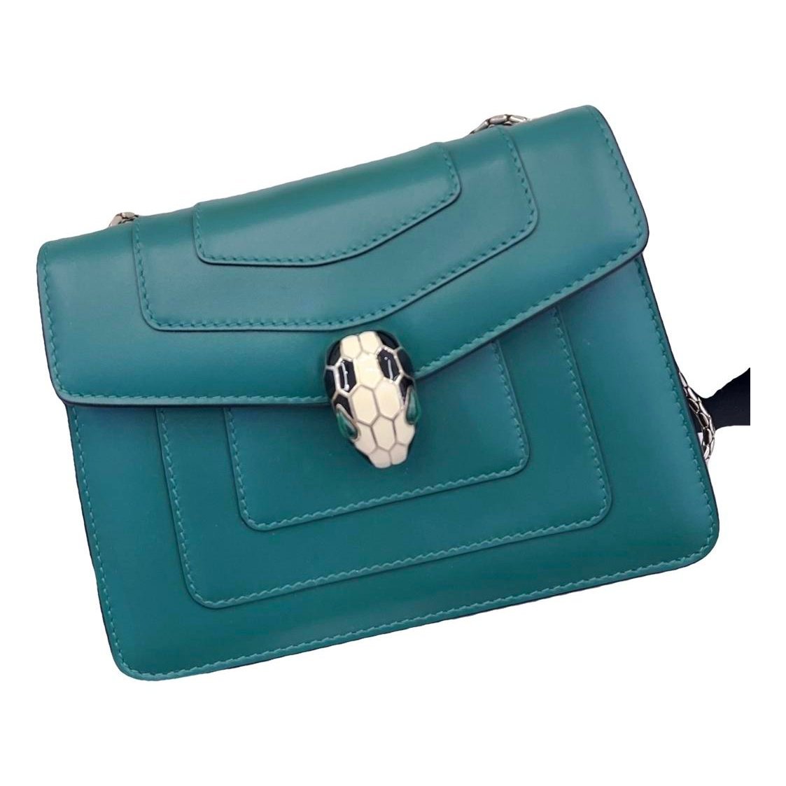 Serpenti leather handbag