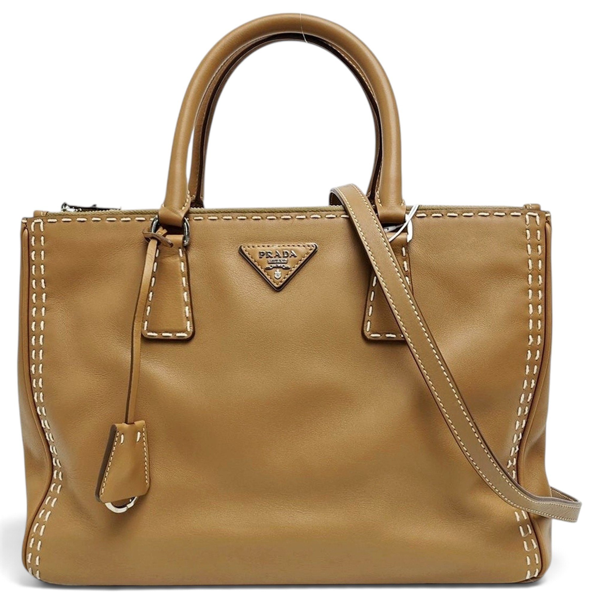 Galleria leather handbag