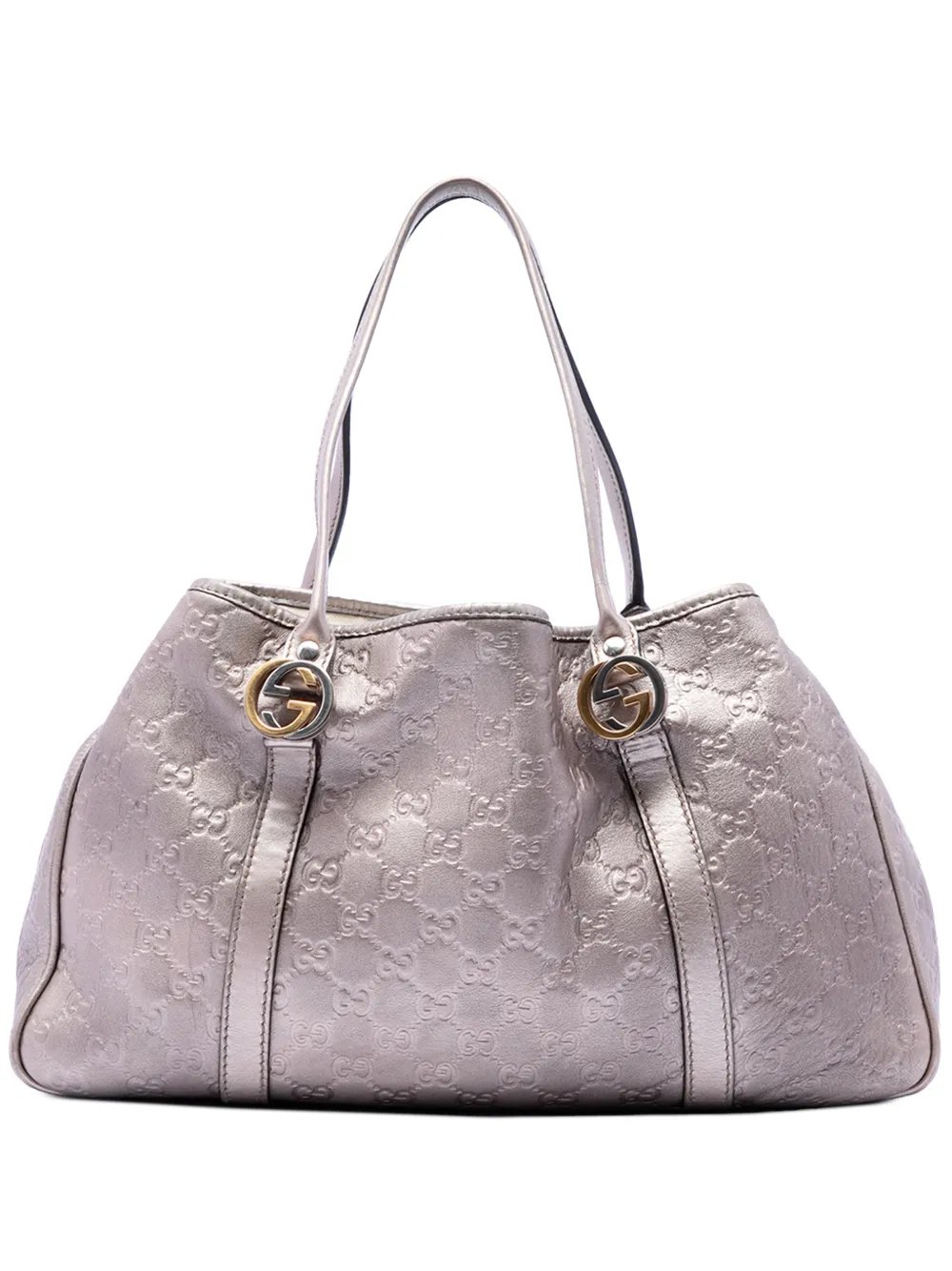 2016-2026 Metallic Guccissima Twins tote bag
