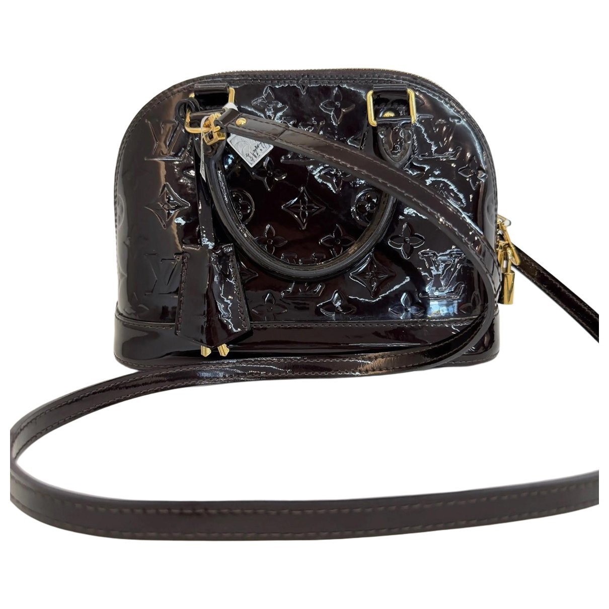 Alma BB patent leather crossbody bag